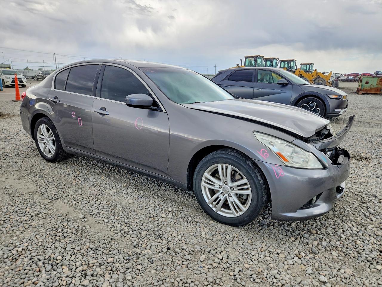 2013 Infiniti G37 Sedan X Gray vin: JN1CV6AR9DM756538