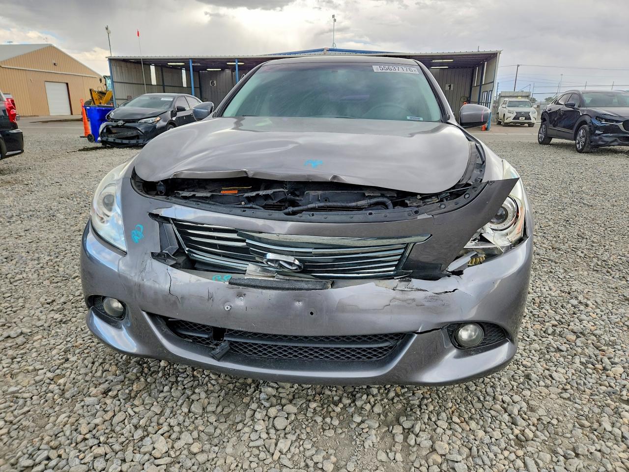 2013 Infiniti G37 Sedan X Gray vin: JN1CV6AR9DM756538