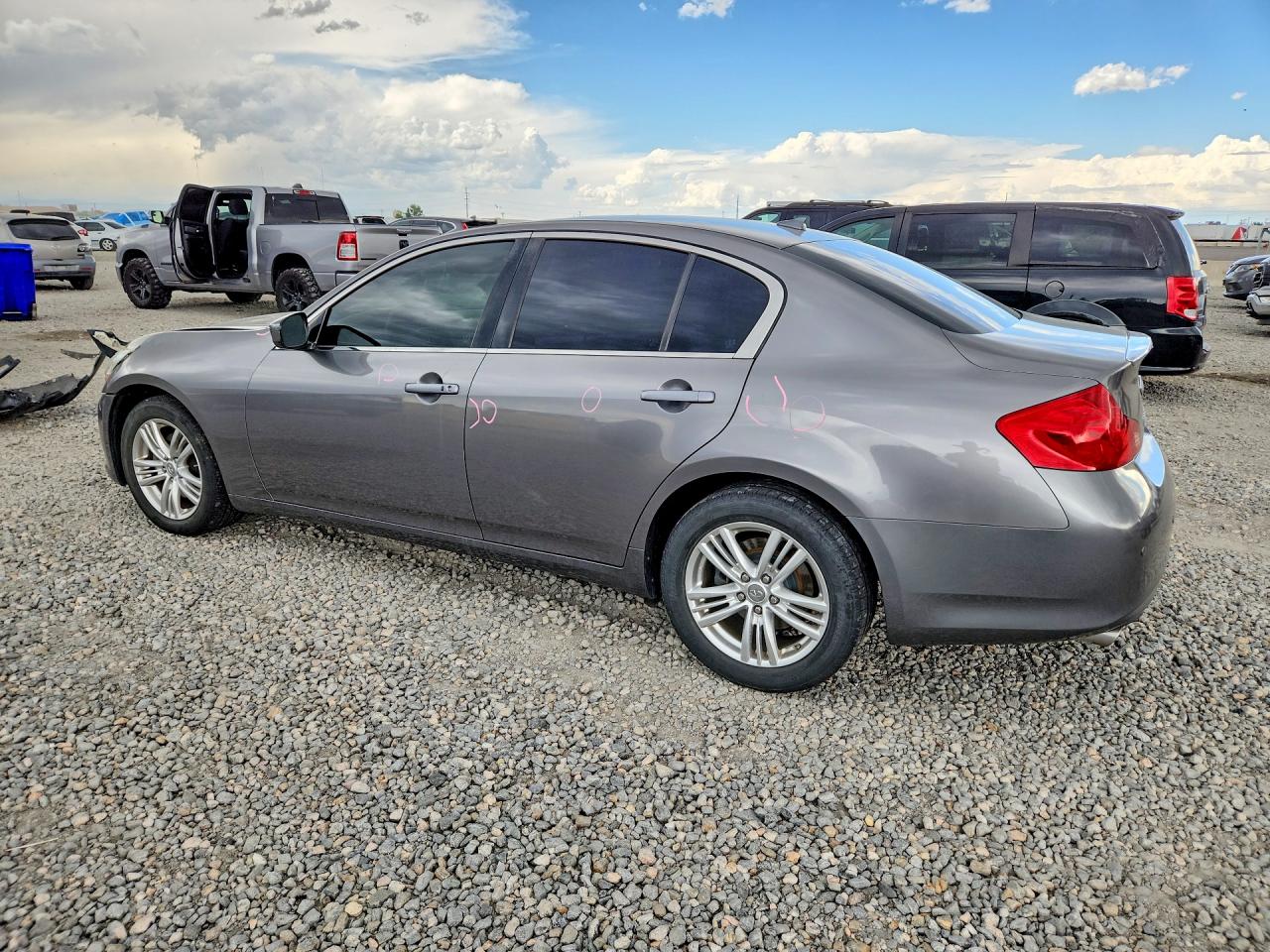 2013 Infiniti G37 Sedan X Gray vin: JN1CV6AR9DM756538