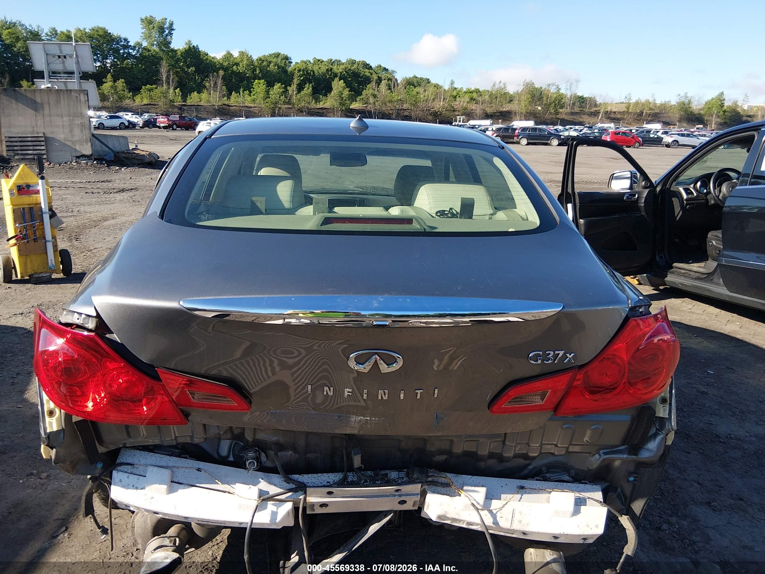 2013 Infiniti G37x   Gray vin: JN1CV6AR9DM757589