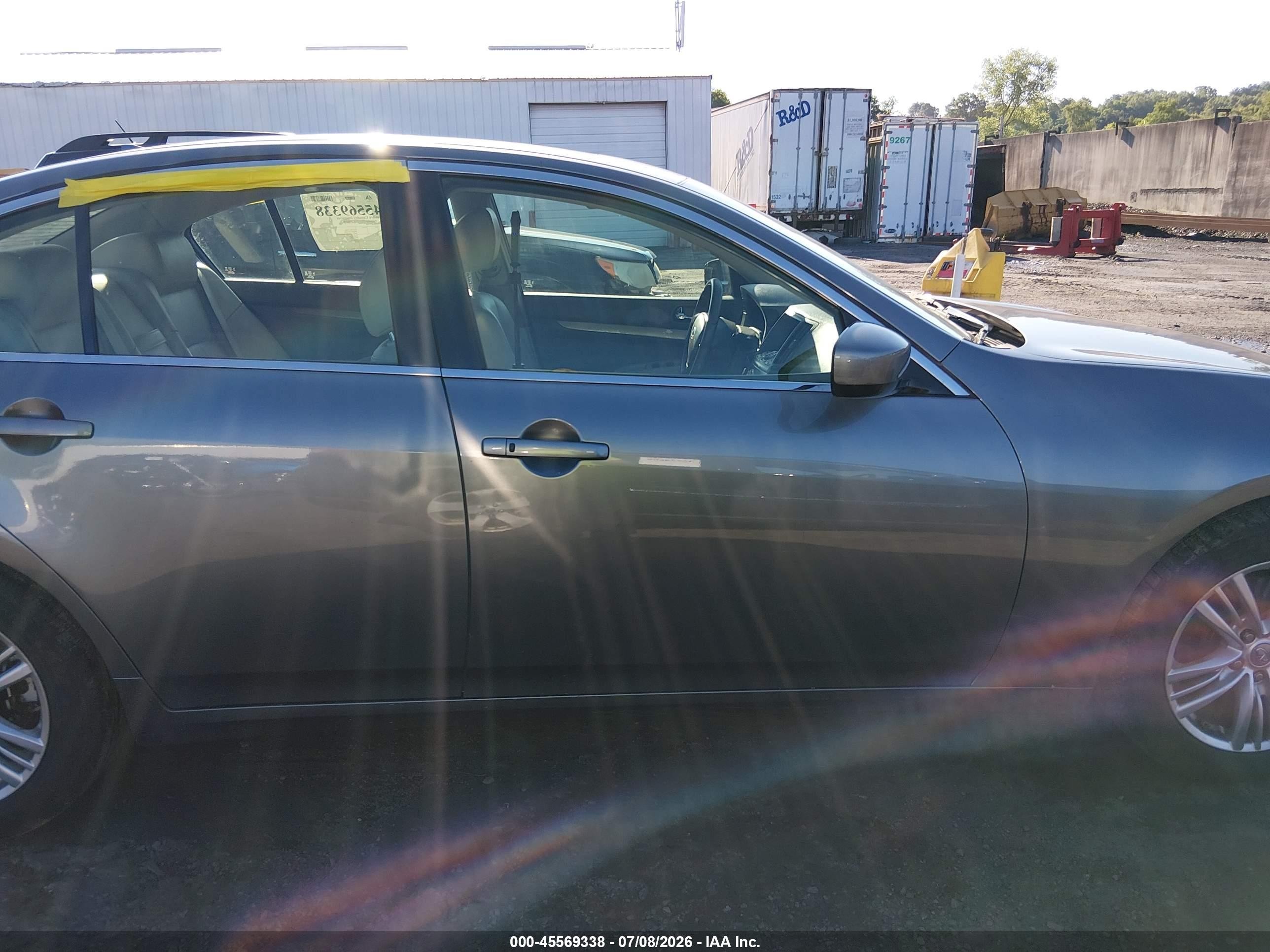2013 Infiniti G37x   Gray vin: JN1CV6AR9DM757589
