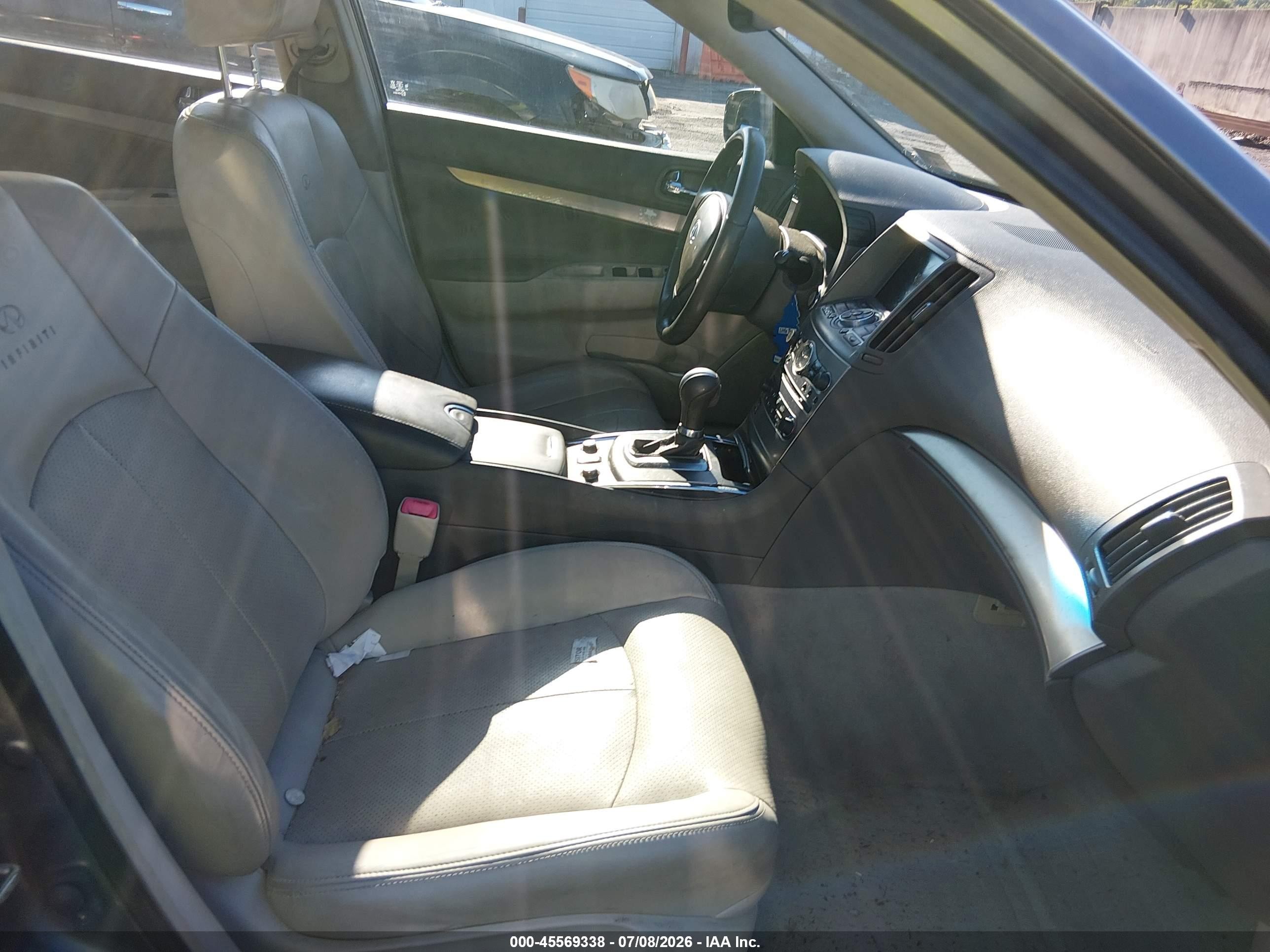 2013 Infiniti G37x   Gray vin: JN1CV6AR9DM757589