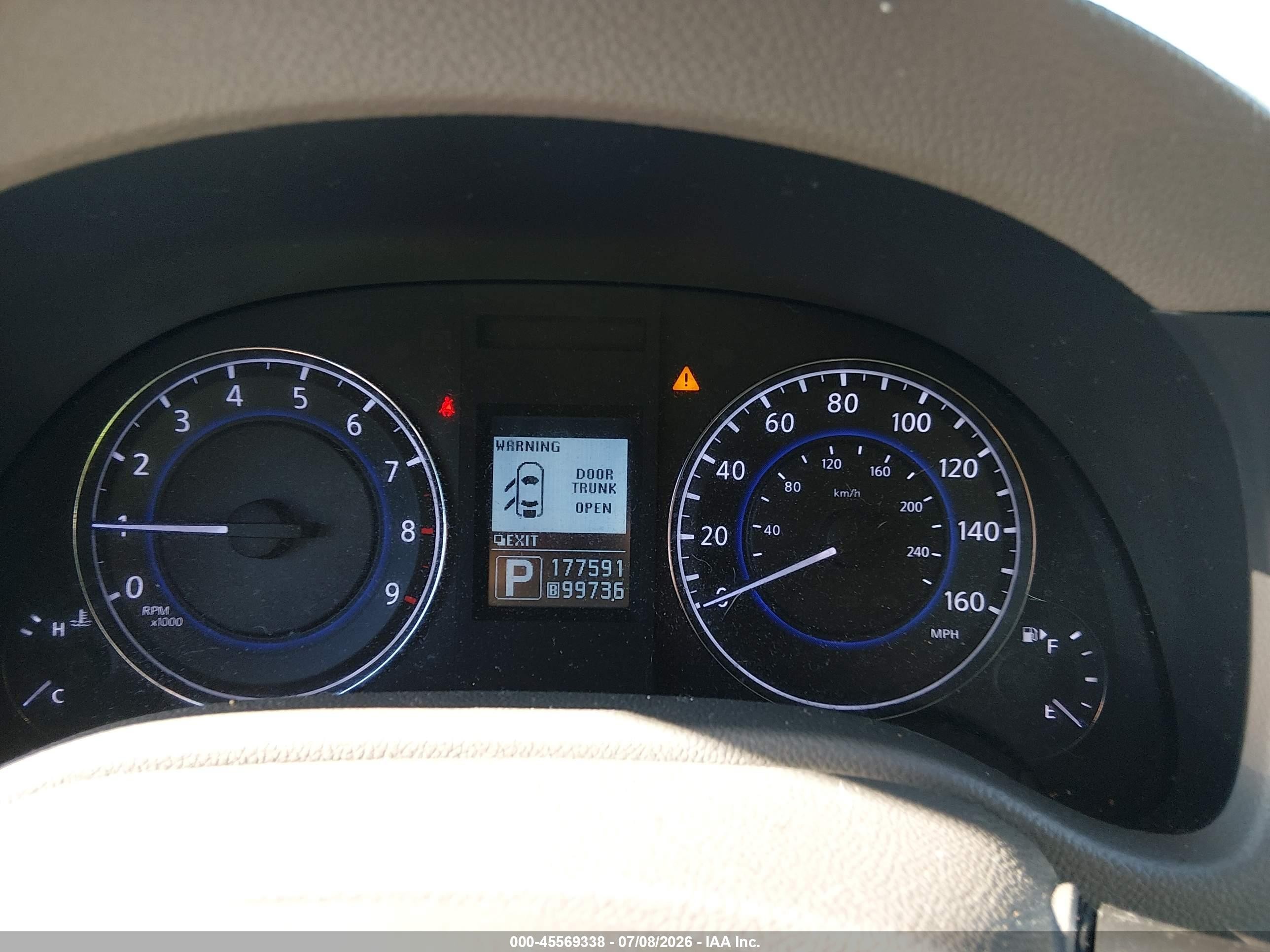 2013 Infiniti G37x   Gray vin: JN1CV6AR9DM757589