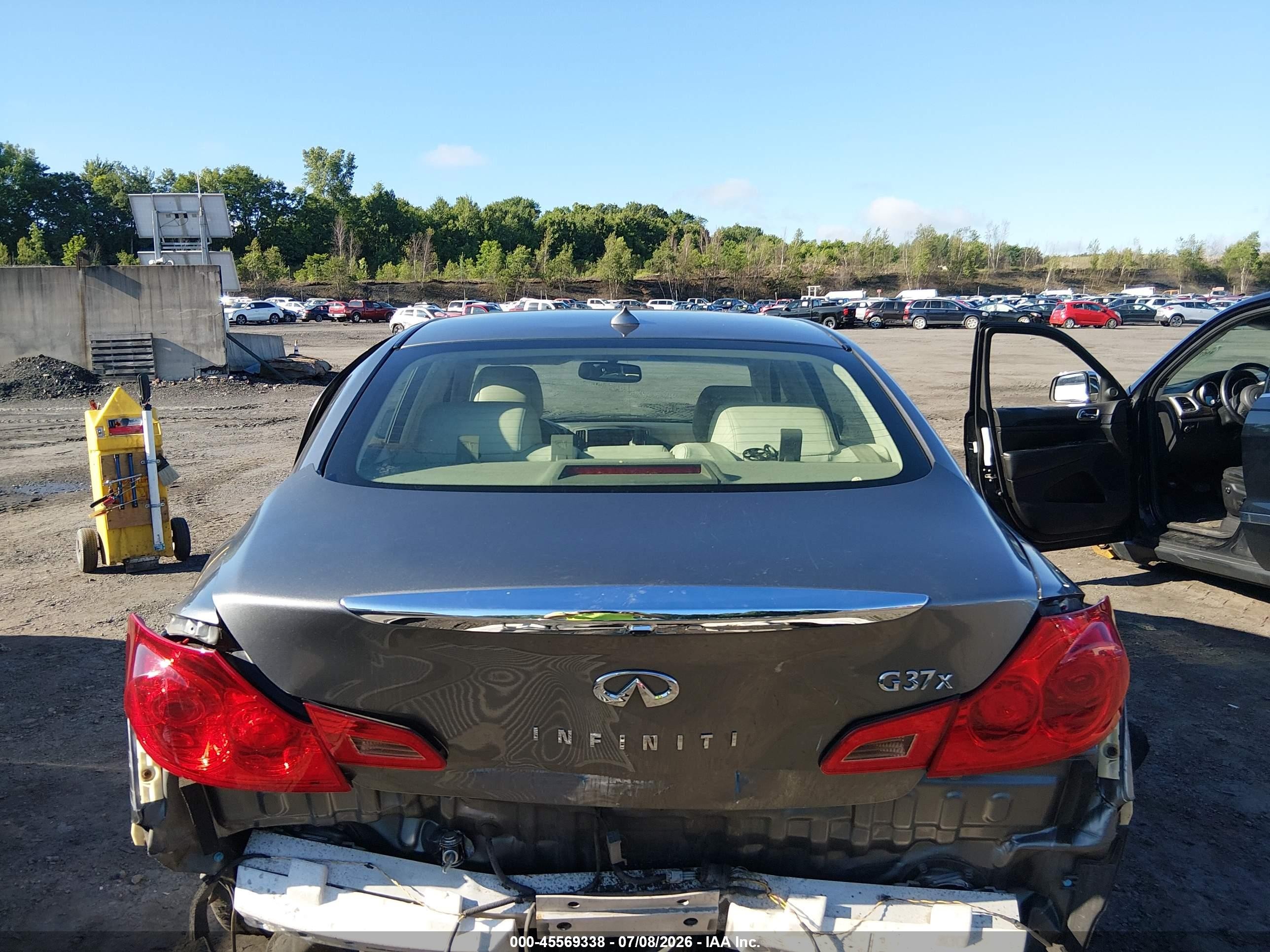 2013 Infiniti G37x   Gray vin: JN1CV6AR9DM757589