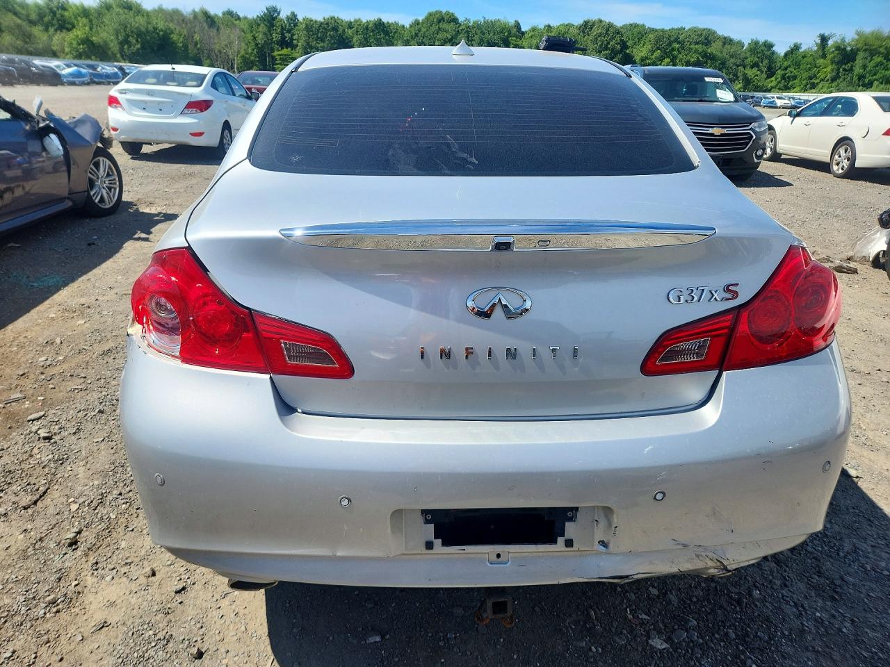 2013 Infiniti G37 Sedan X Silver vin: JN1CV6AR9DM758189