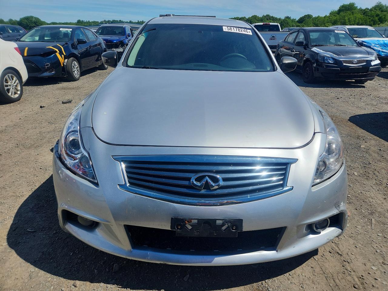 2013 Infiniti G37 Sedan X Silver vin: JN1CV6AR9DM758189