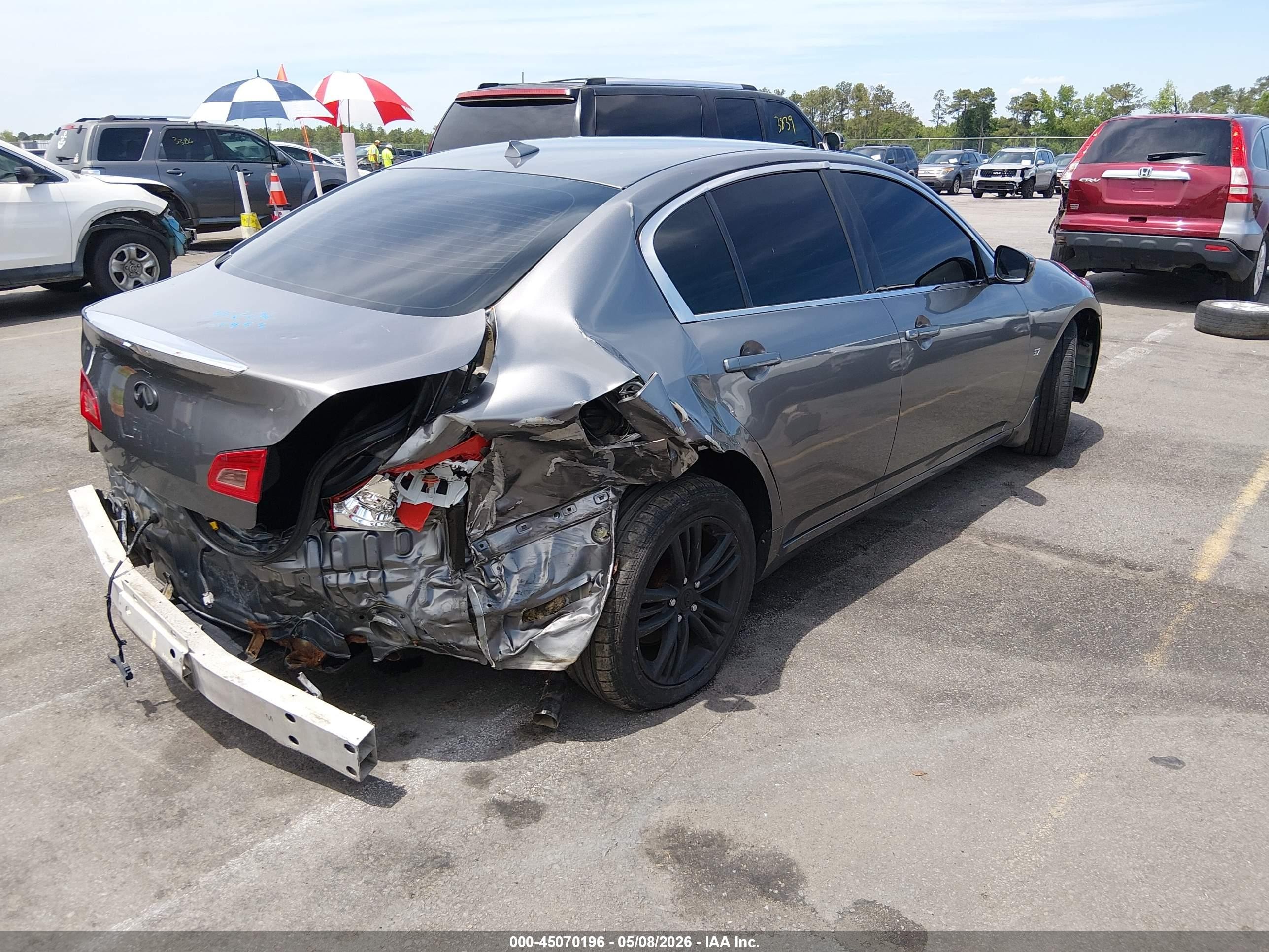 2013 Infiniti G37x   Gray vin: JN1CV6AR9DM758726