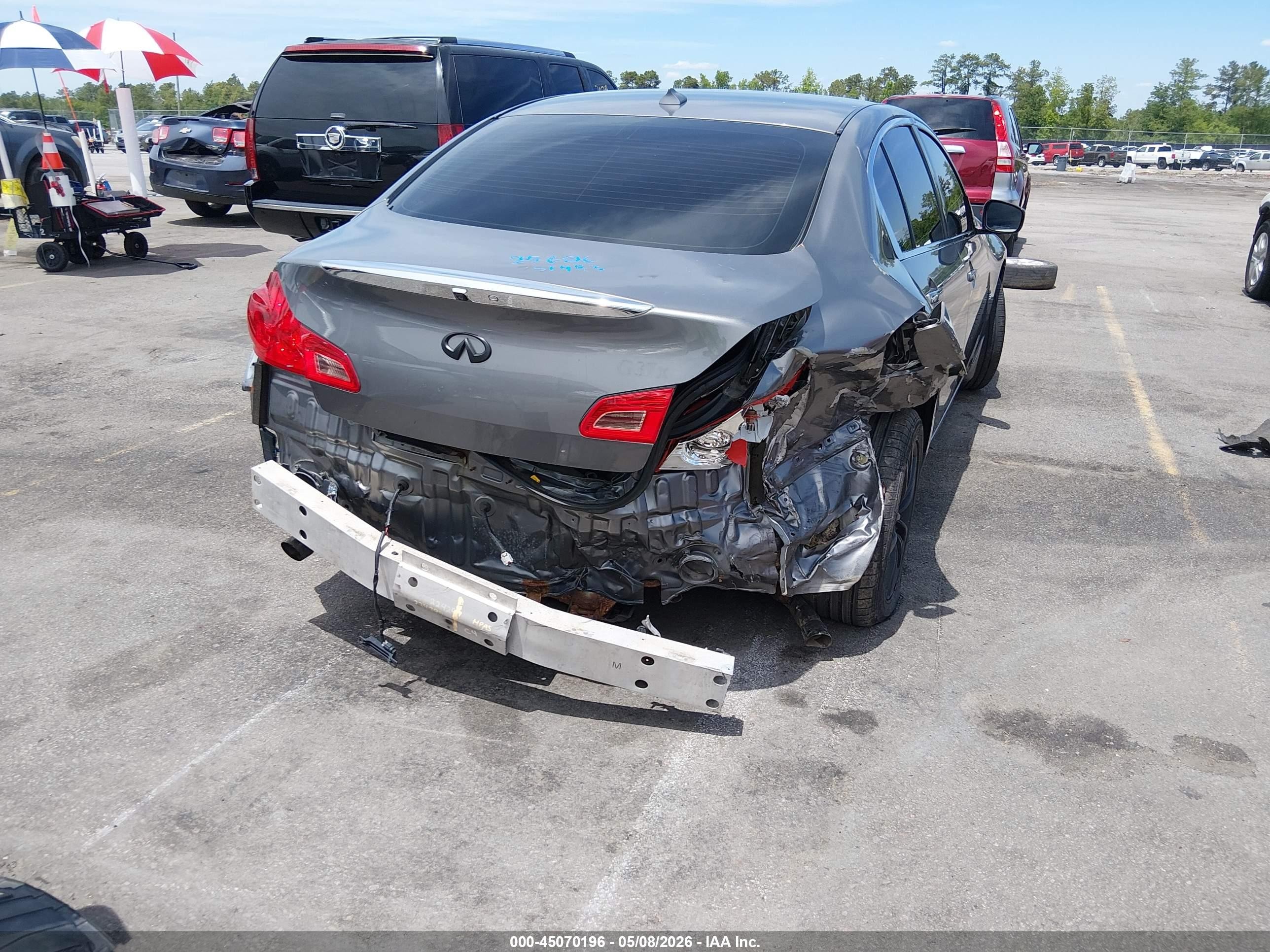 2013 Infiniti G37x   Gray vin: JN1CV6AR9DM758726