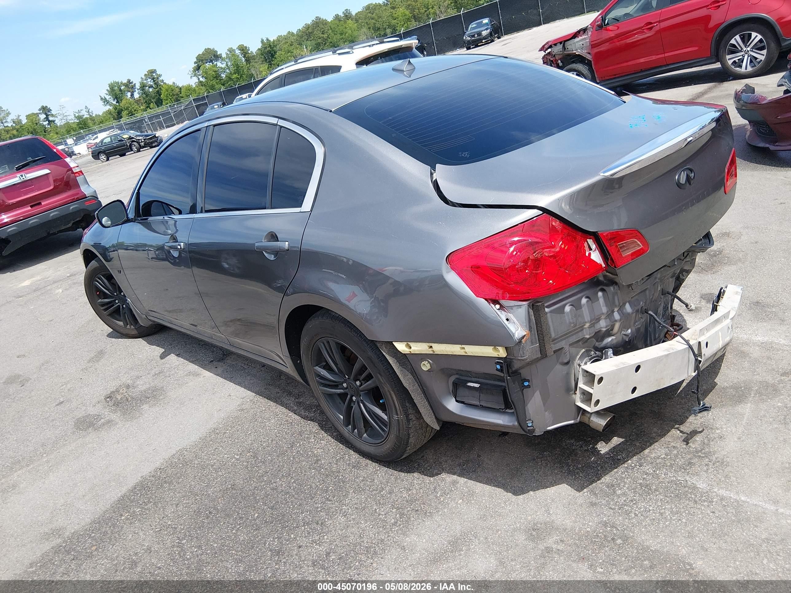 2013 Infiniti G37x   Gray vin: JN1CV6AR9DM758726