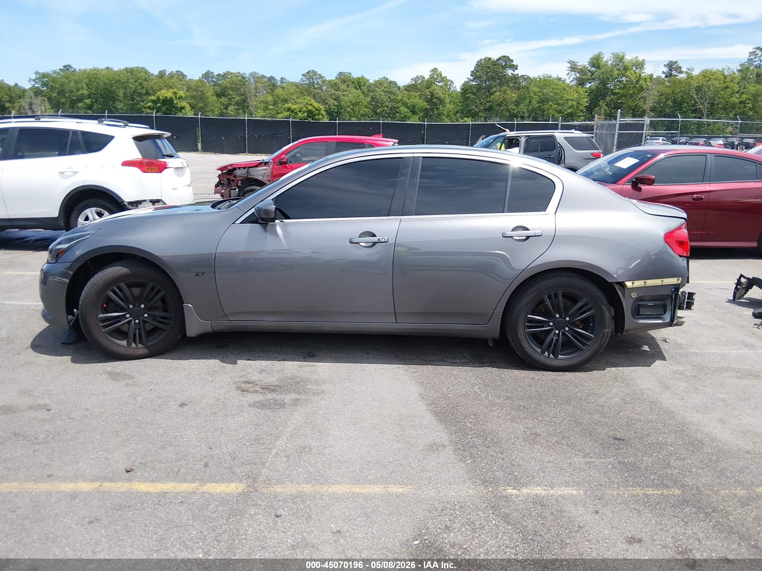 2013 Infiniti G37x   Gray vin: JN1CV6AR9DM758726