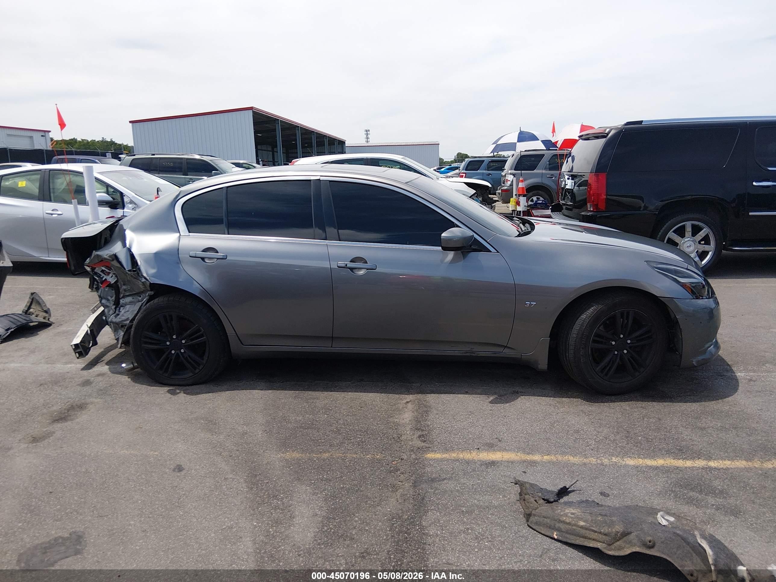 2013 Infiniti G37x   Gray vin: JN1CV6AR9DM758726