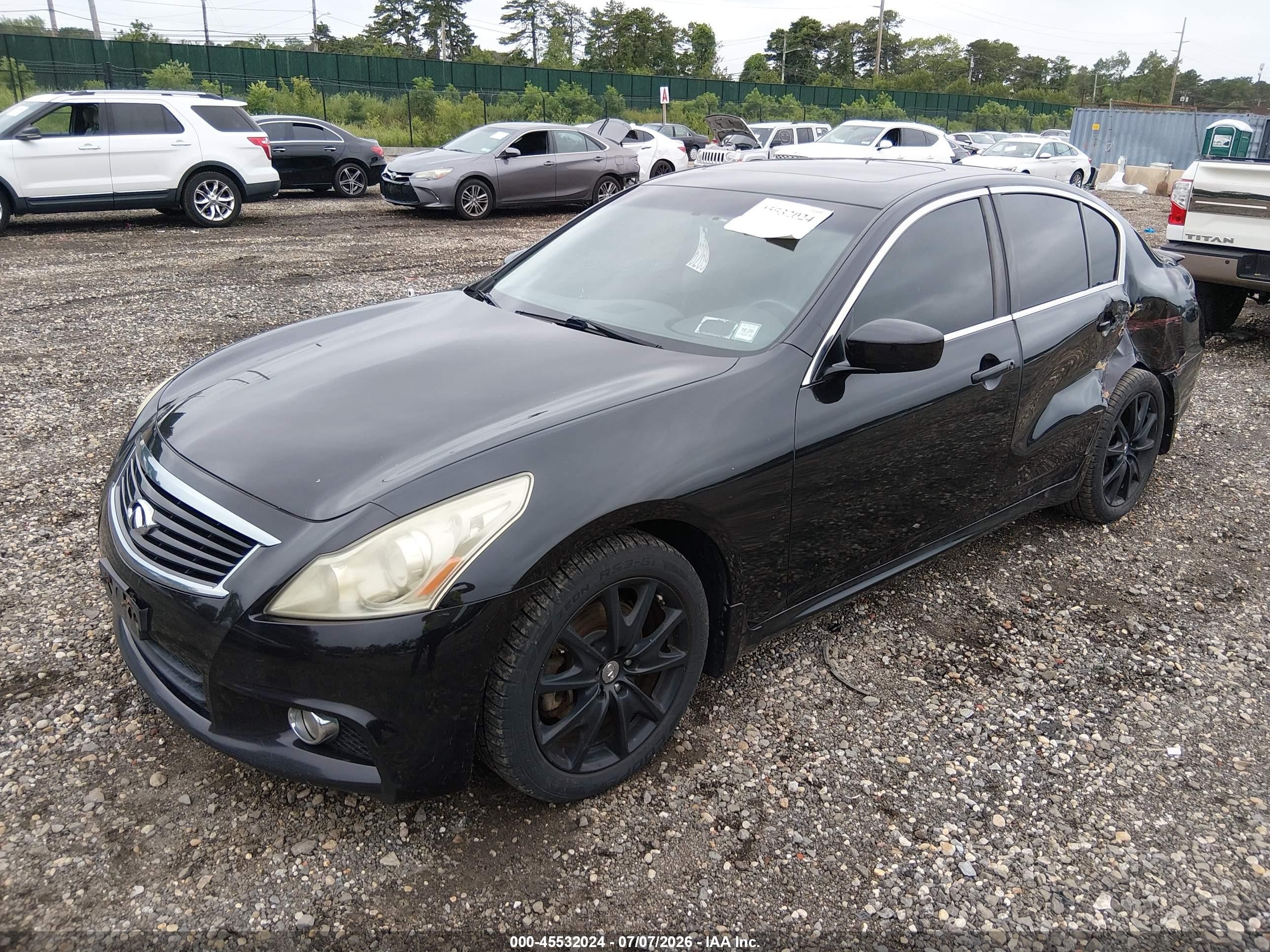 2013 Infiniti G37x   Black vin: JN1CV6AR9DM759102