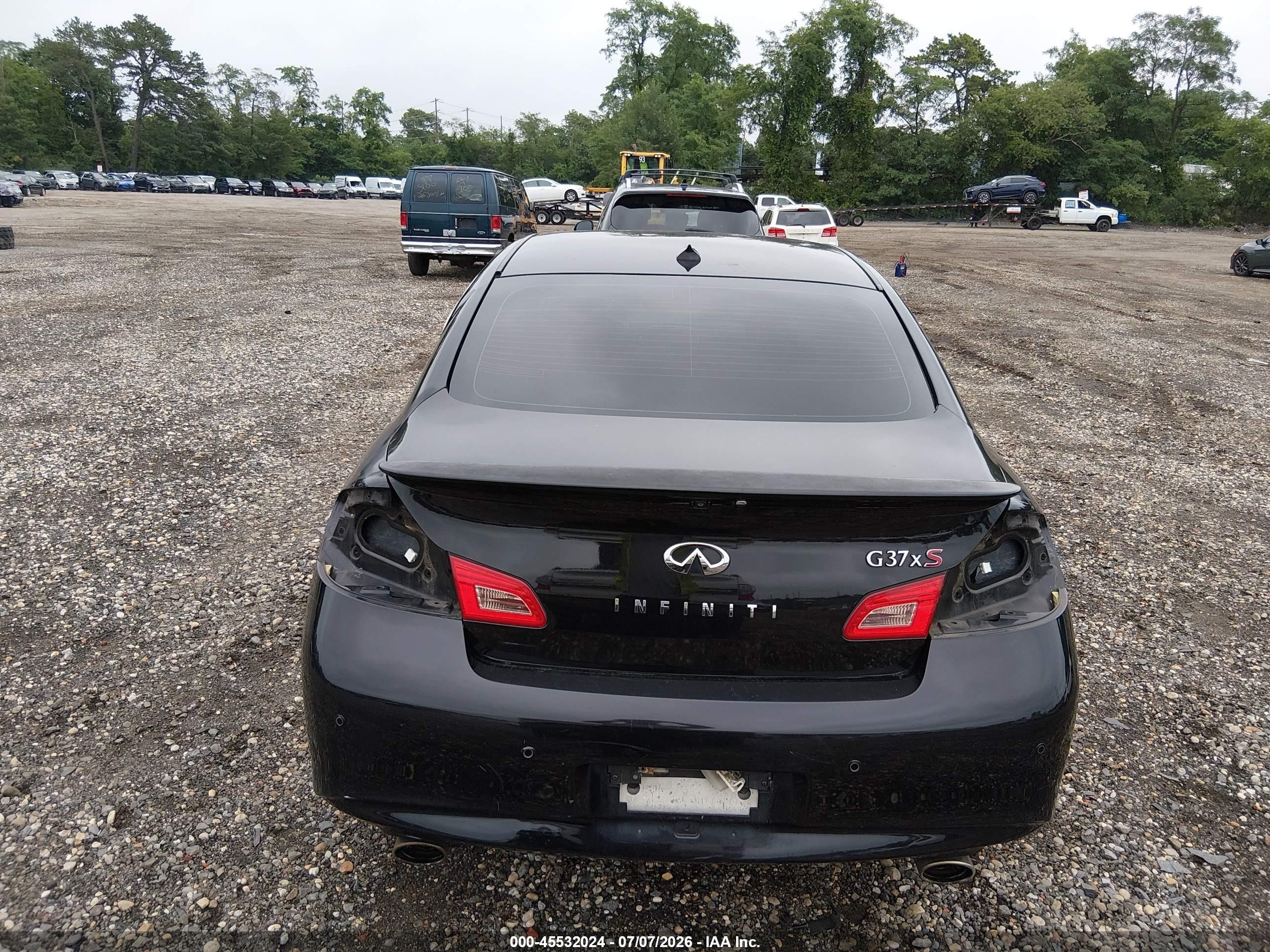 2013 Infiniti G37x   Black vin: JN1CV6AR9DM759102