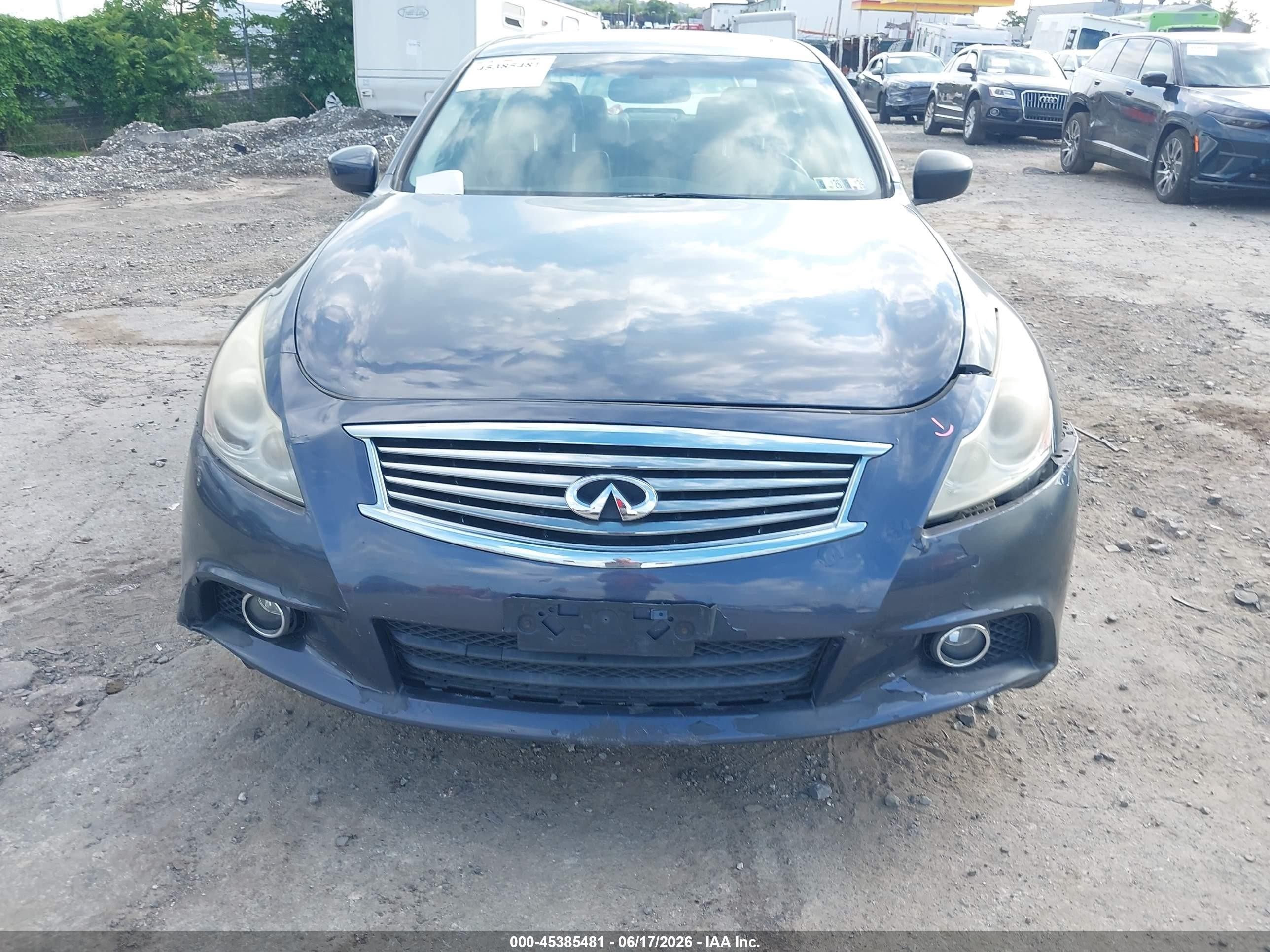 2013 Infiniti G37x   Gray vin: JN1CV6AR9DM759598