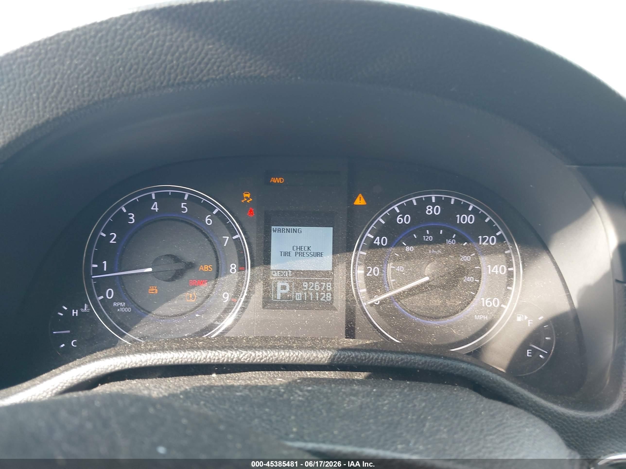 2013 Infiniti G37x   Gray vin: JN1CV6AR9DM759598