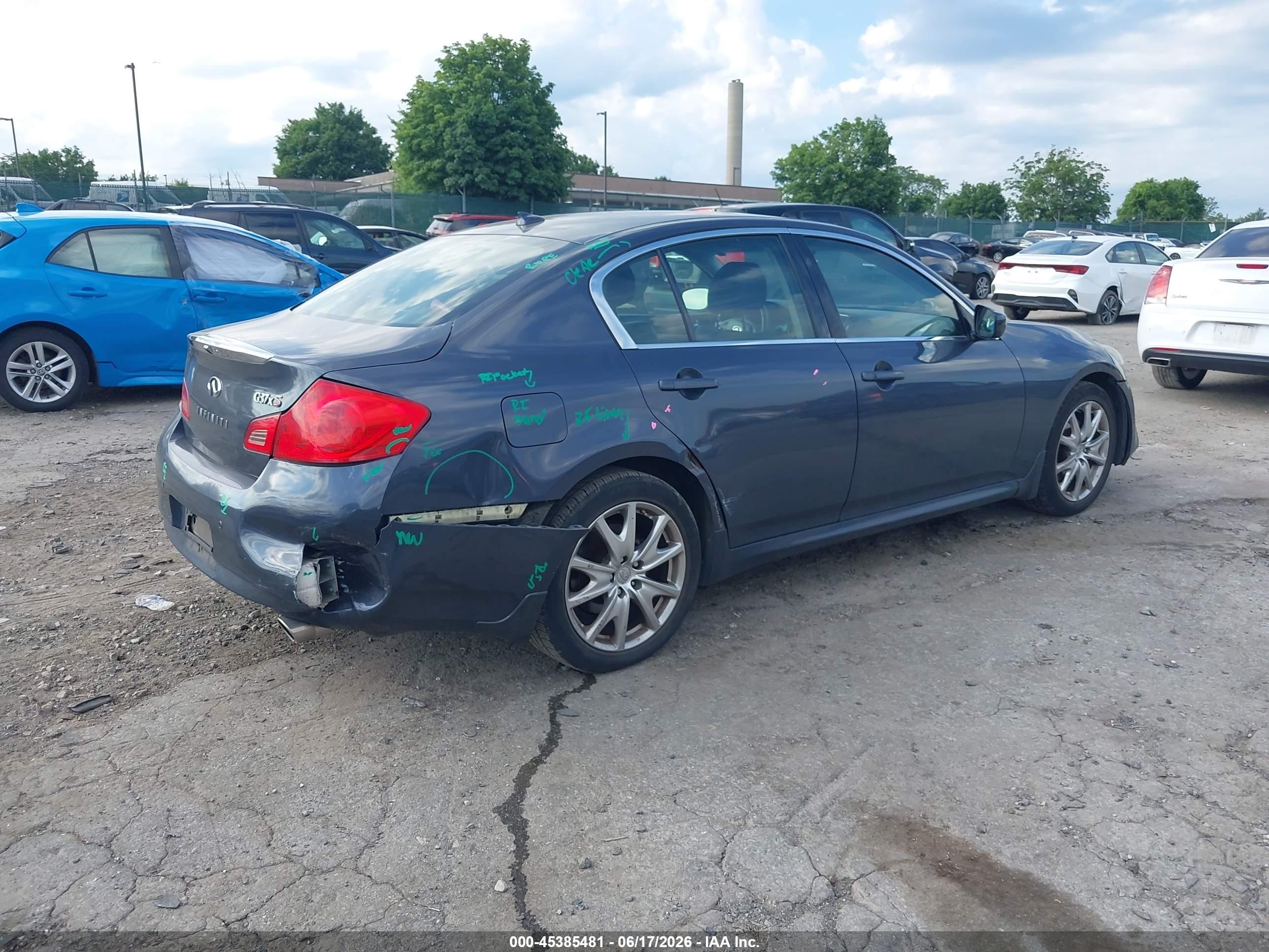 2013 Infiniti G37x   Gray vin: JN1CV6AR9DM759598