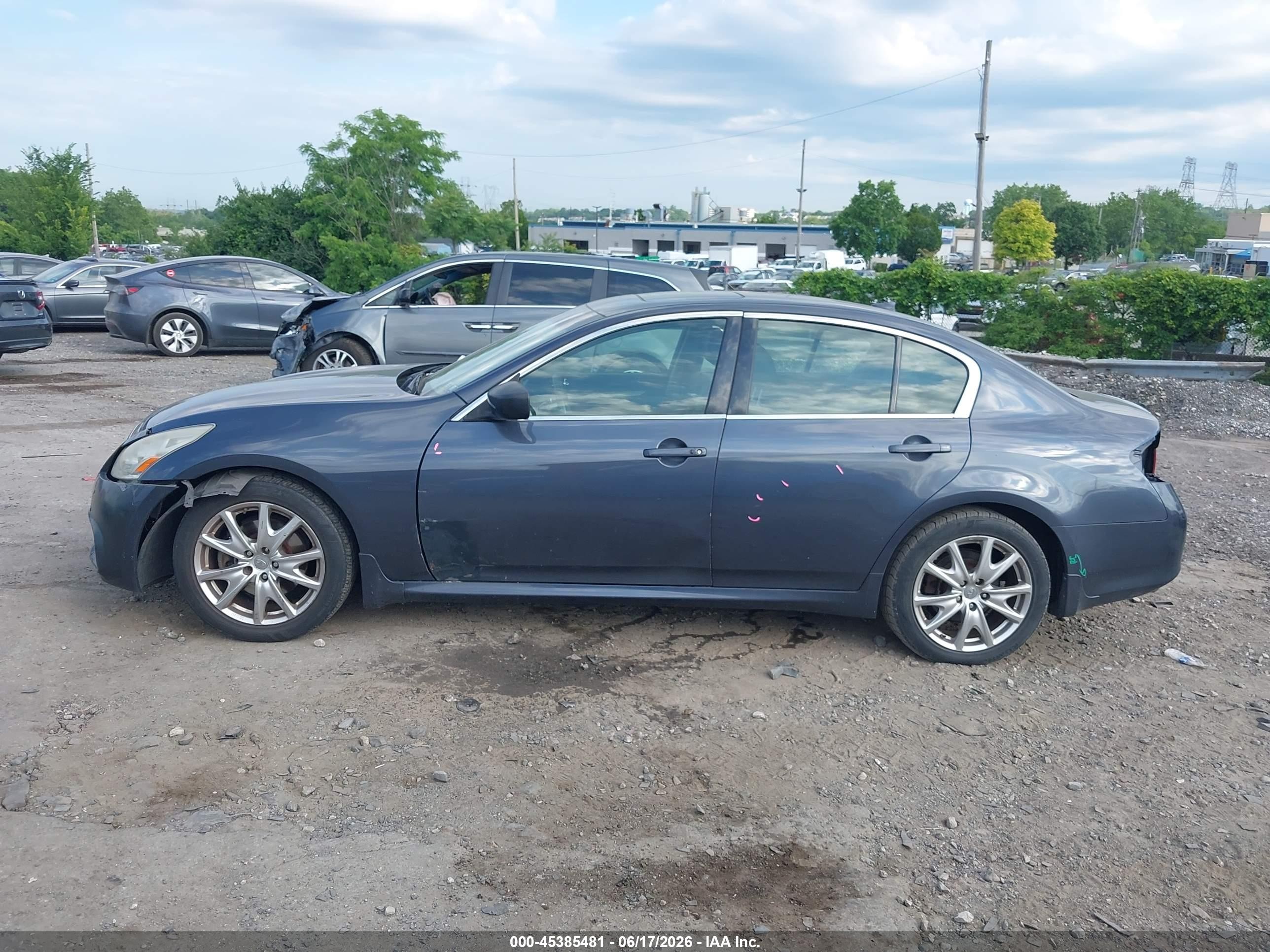 2013 Infiniti G37x   Gray vin: JN1CV6AR9DM759598
