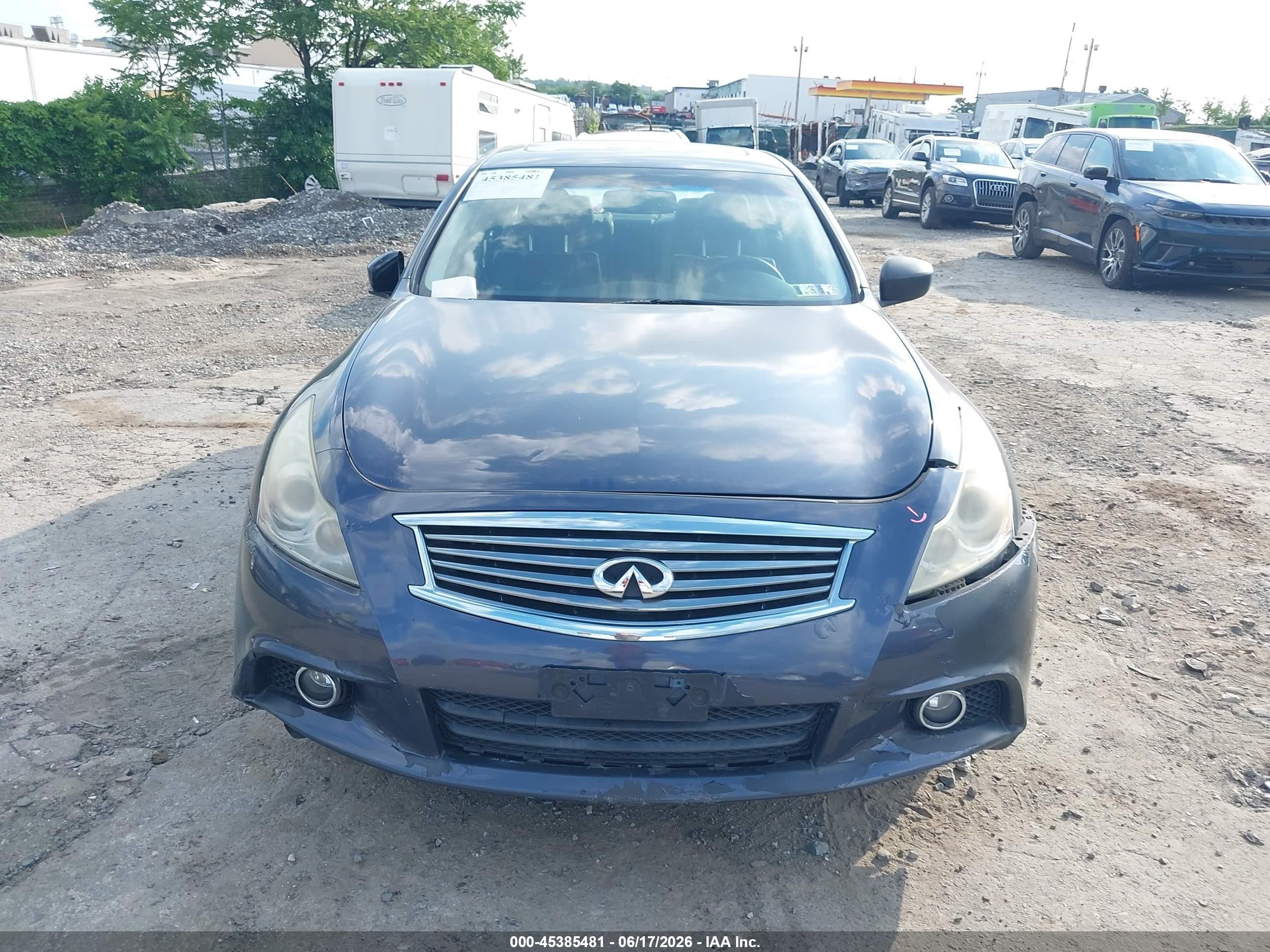 2013 Infiniti G37x   Gray vin: JN1CV6AR9DM759598