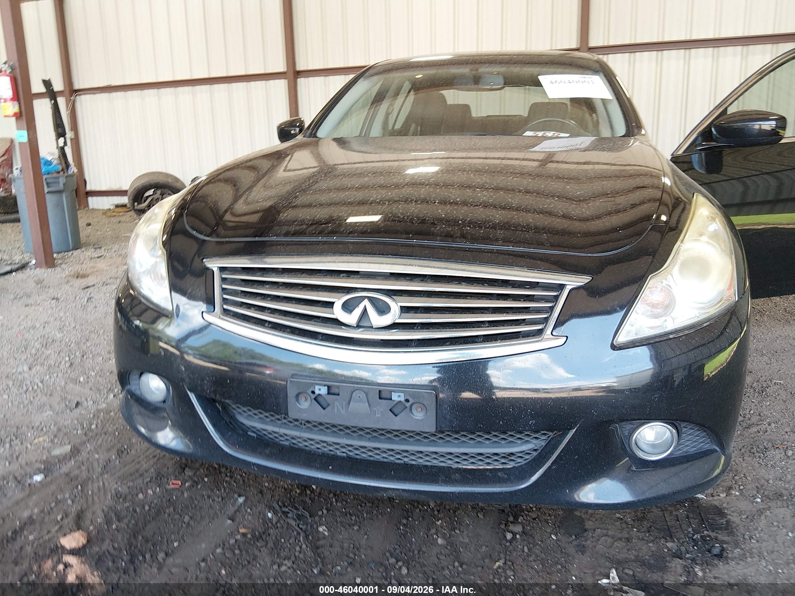 2015 Infiniti Q40   Black vin: JN1CV6AR9FM523133
