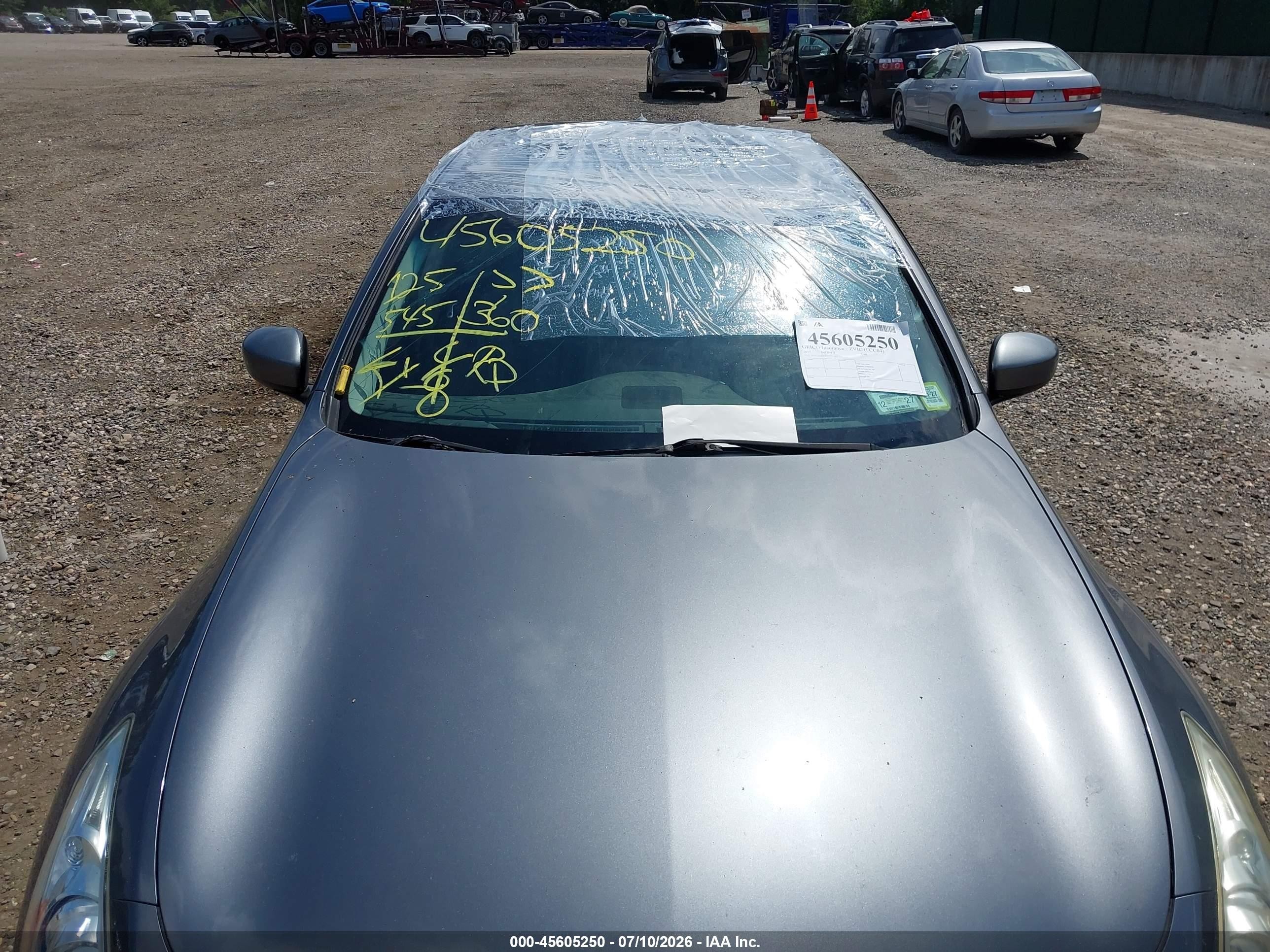 2015 Infiniti Q40   Gray vin: JN1CV6AR9FM523519