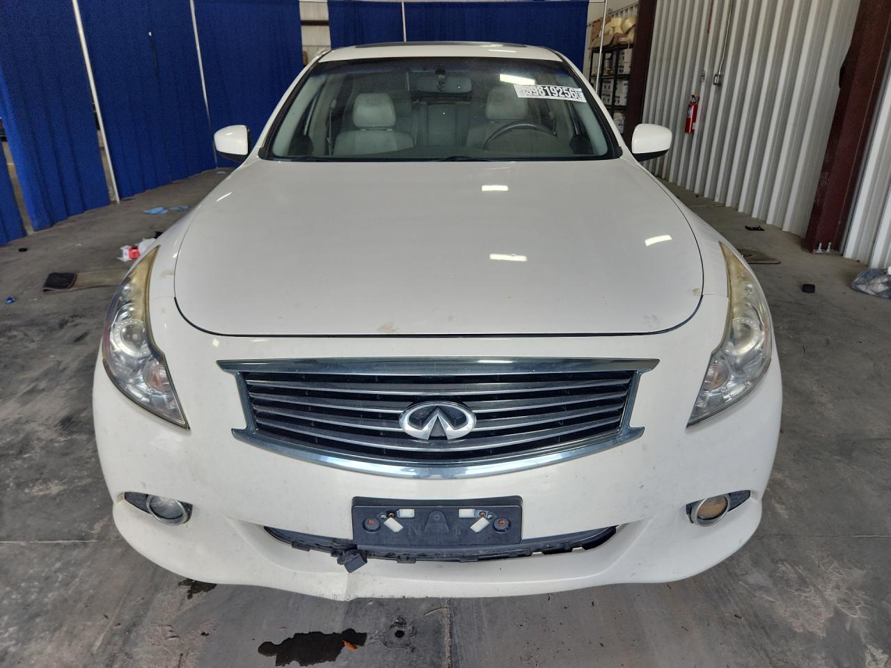 2015 Infiniti Q40 White vin: JN1CV6AR9FM524685 Damage: Left Fog Lamp, Broken, Replacement Required