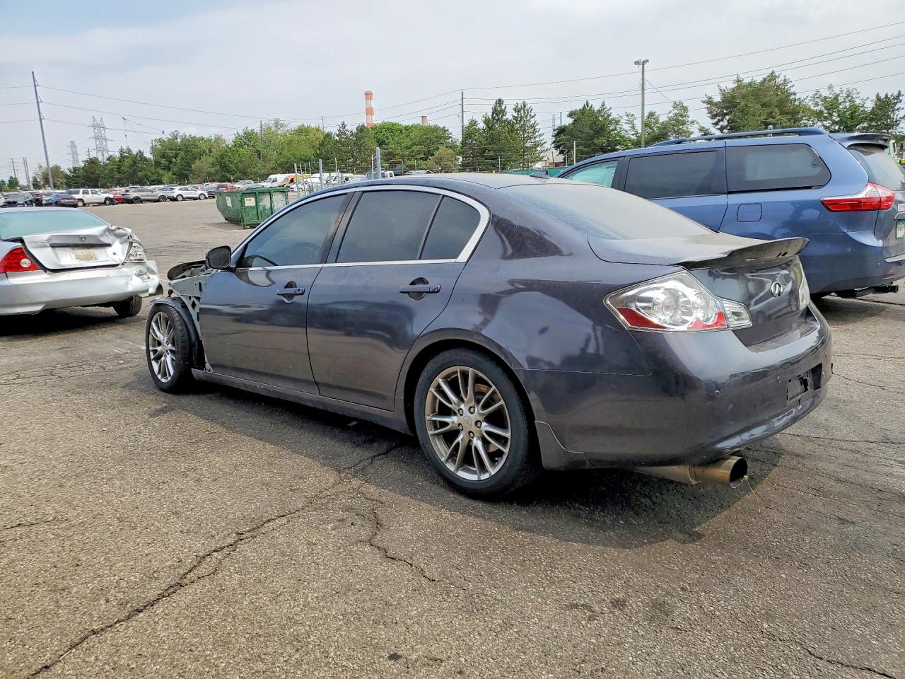 2010 Infiniti G17 X Blue vin: JN1CV6ARXAM252947