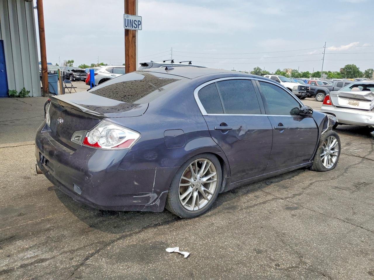 2010 Infiniti G17 X Blue vin: JN1CV6ARXAM252947