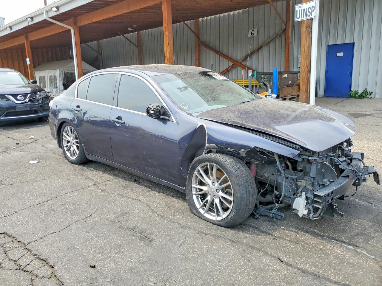 2010 Infiniti G17 X Blue vin: JN1CV6ARXAM252947