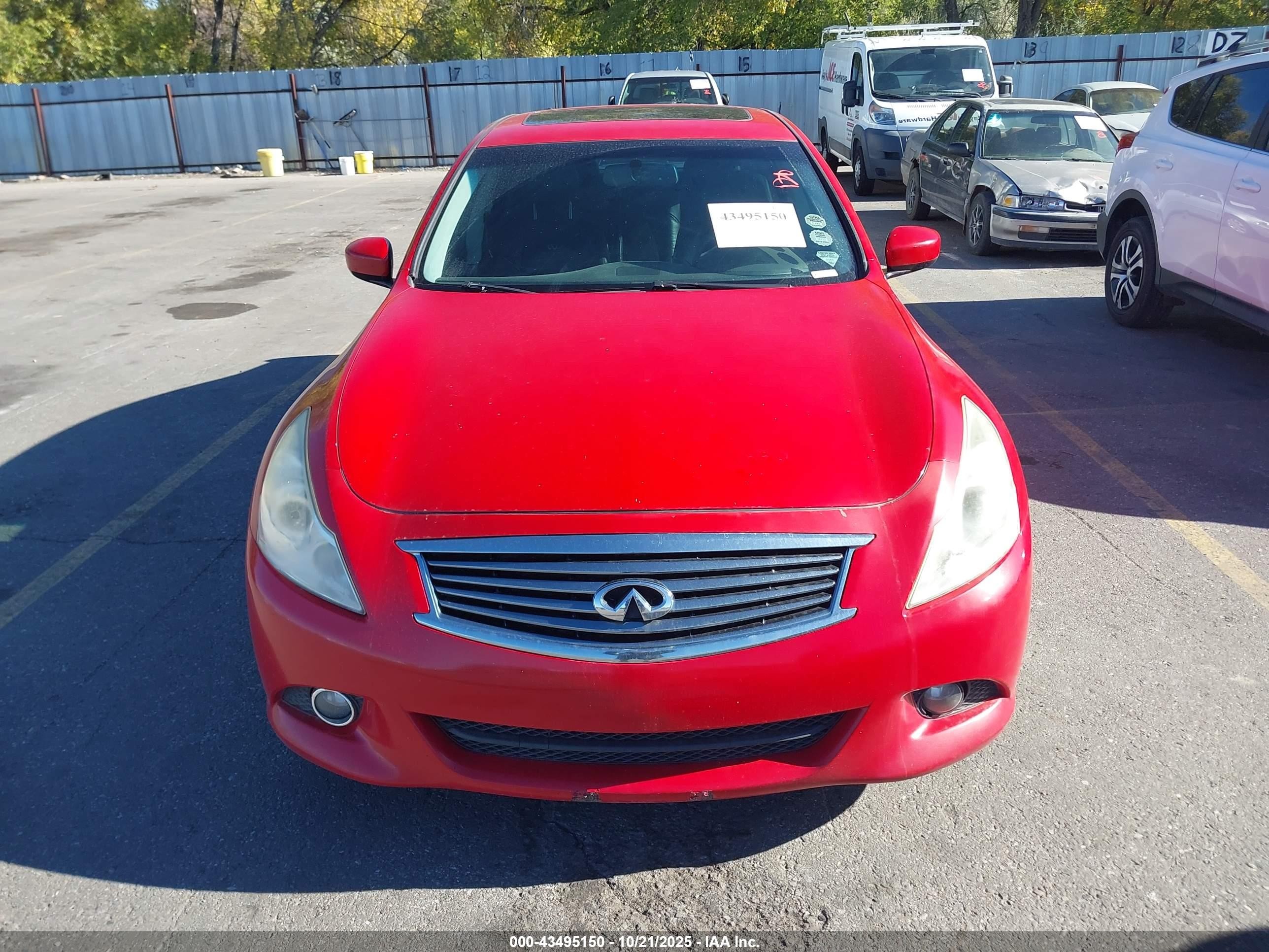 2010 Infiniti G37x   Blue vin: JN1CV6ARXAM458270