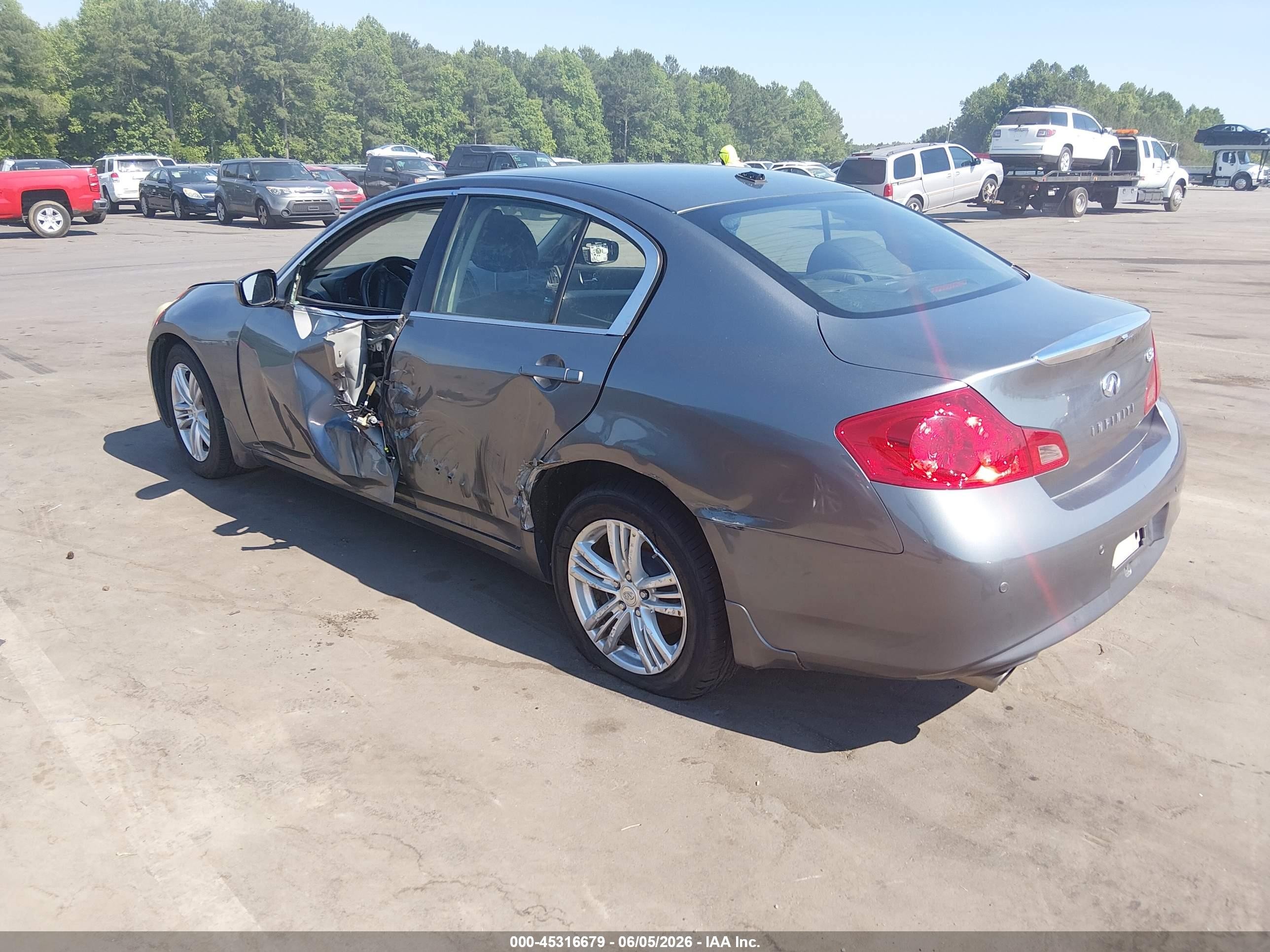 2010 Infiniti G37x   Gray vin: JN1CV6ARXAM458415