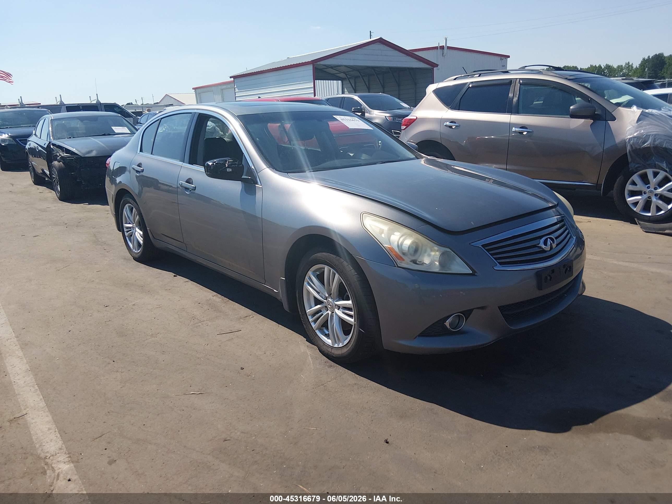 2010 Infiniti G37x   Gray vin: JN1CV6ARXAM458415