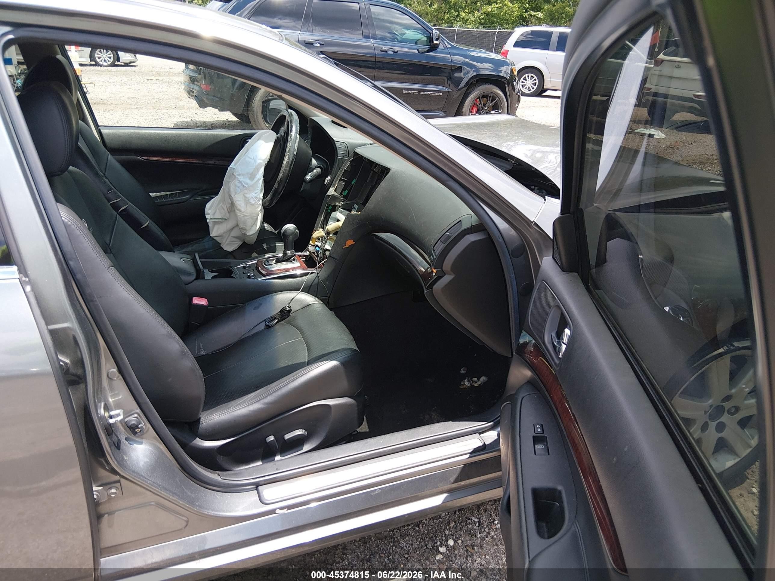 2010 Infiniti G37x   Gray vin: JN1CV6ARXAM461055