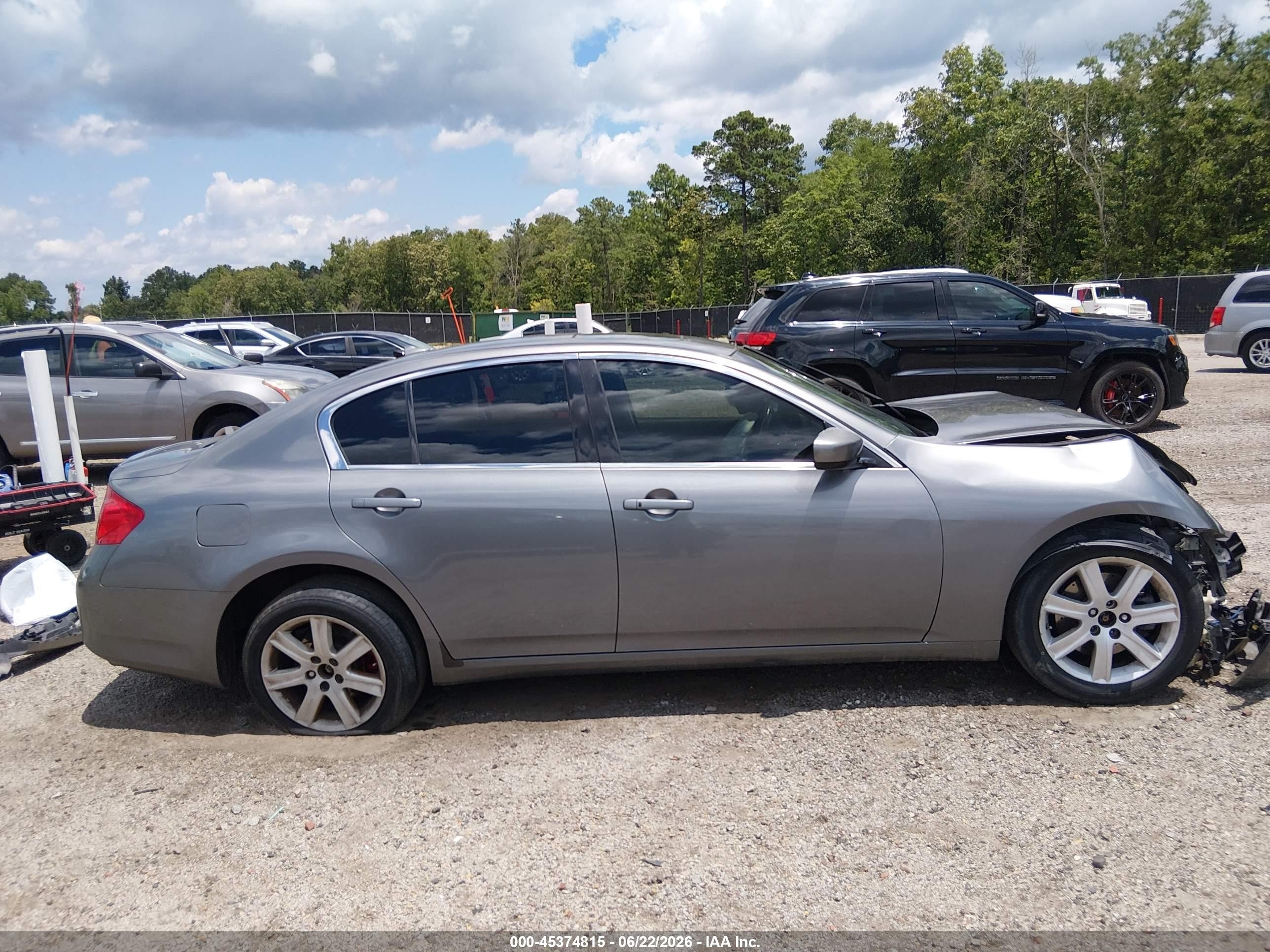 2010 Infiniti G37x   Gray vin: JN1CV6ARXAM461055
