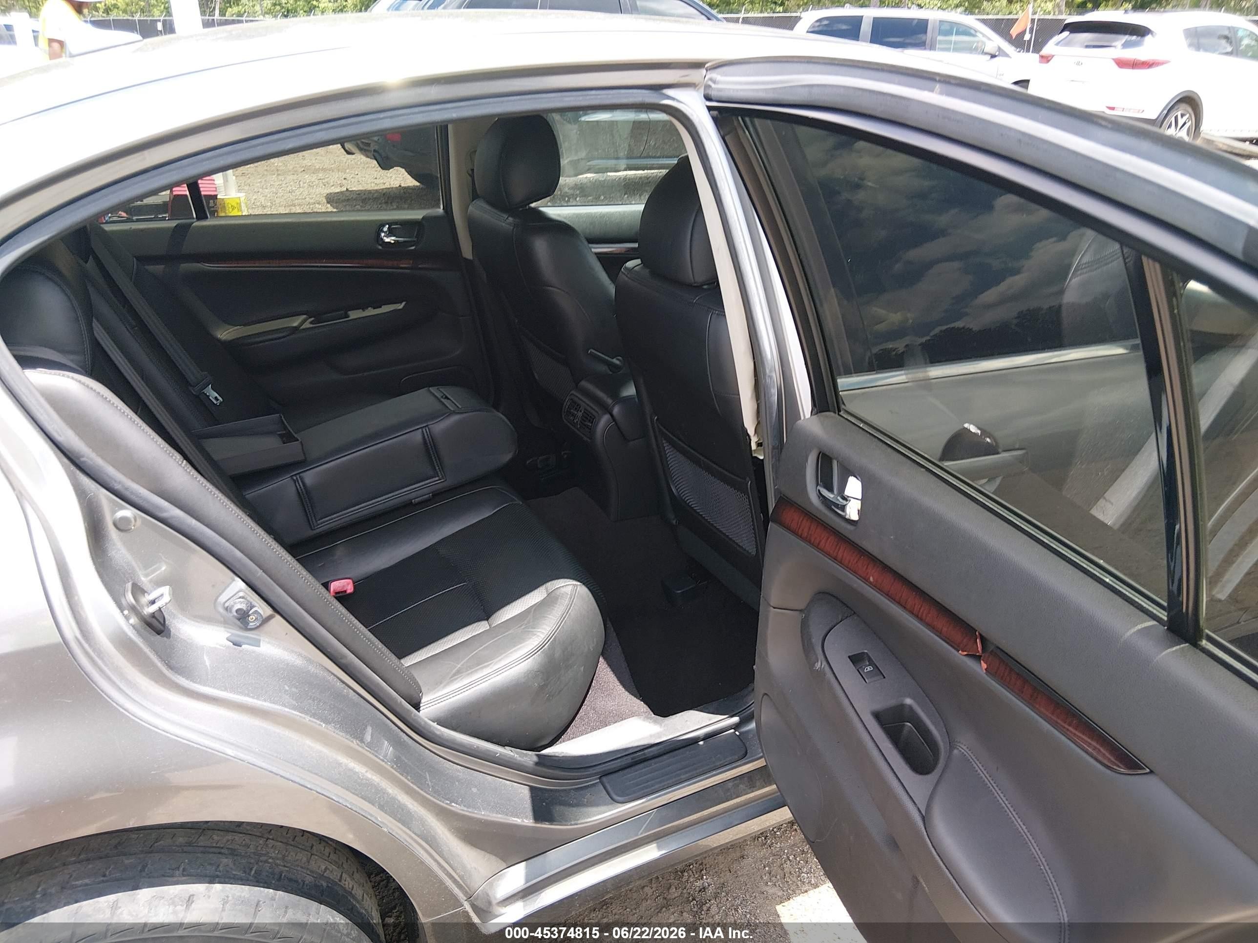 2010 Infiniti G37x   Gray vin: JN1CV6ARXAM461055
