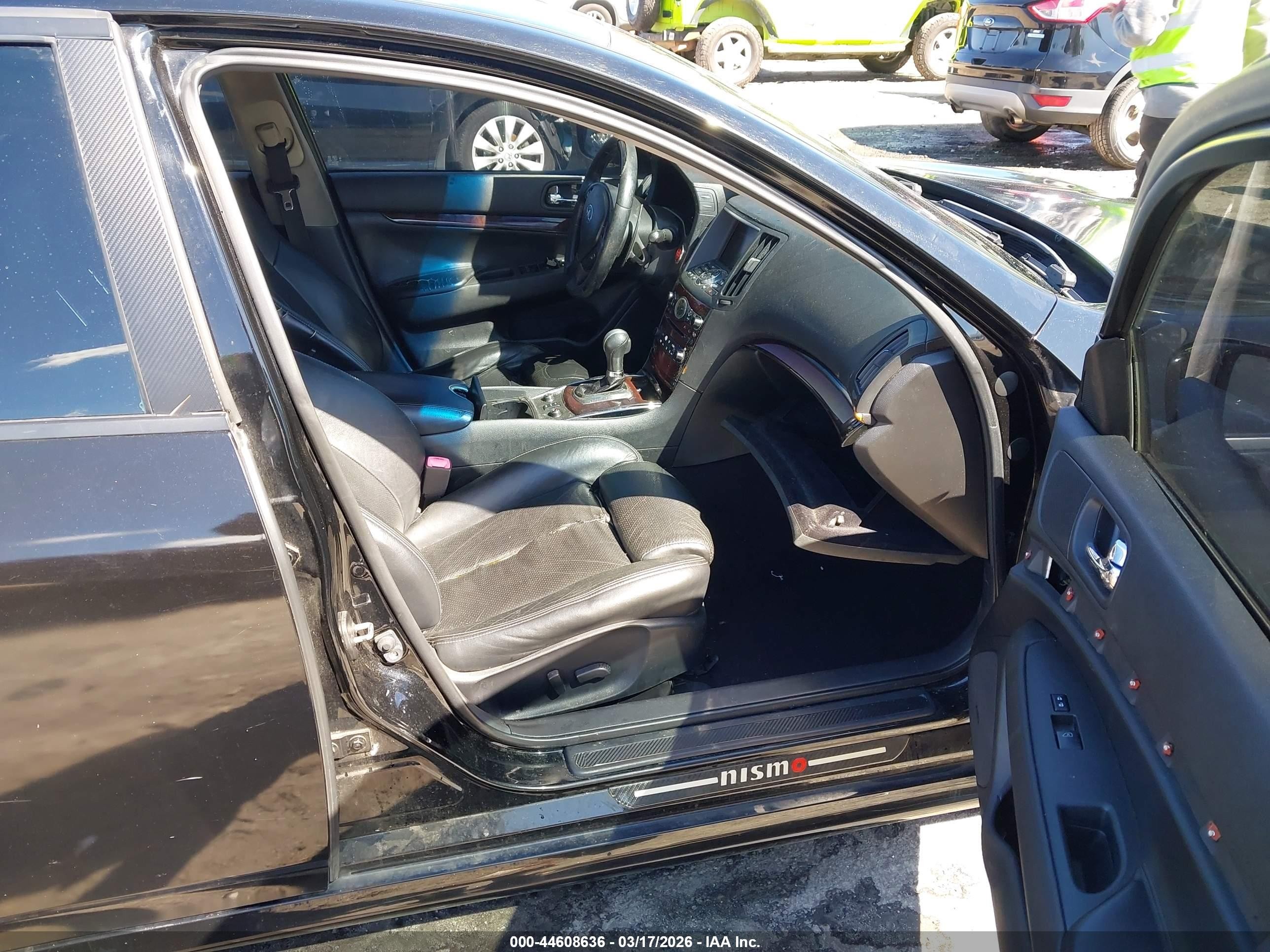 2011 Infiniti G37x   Black vin: JN1CV6ARXBM350362