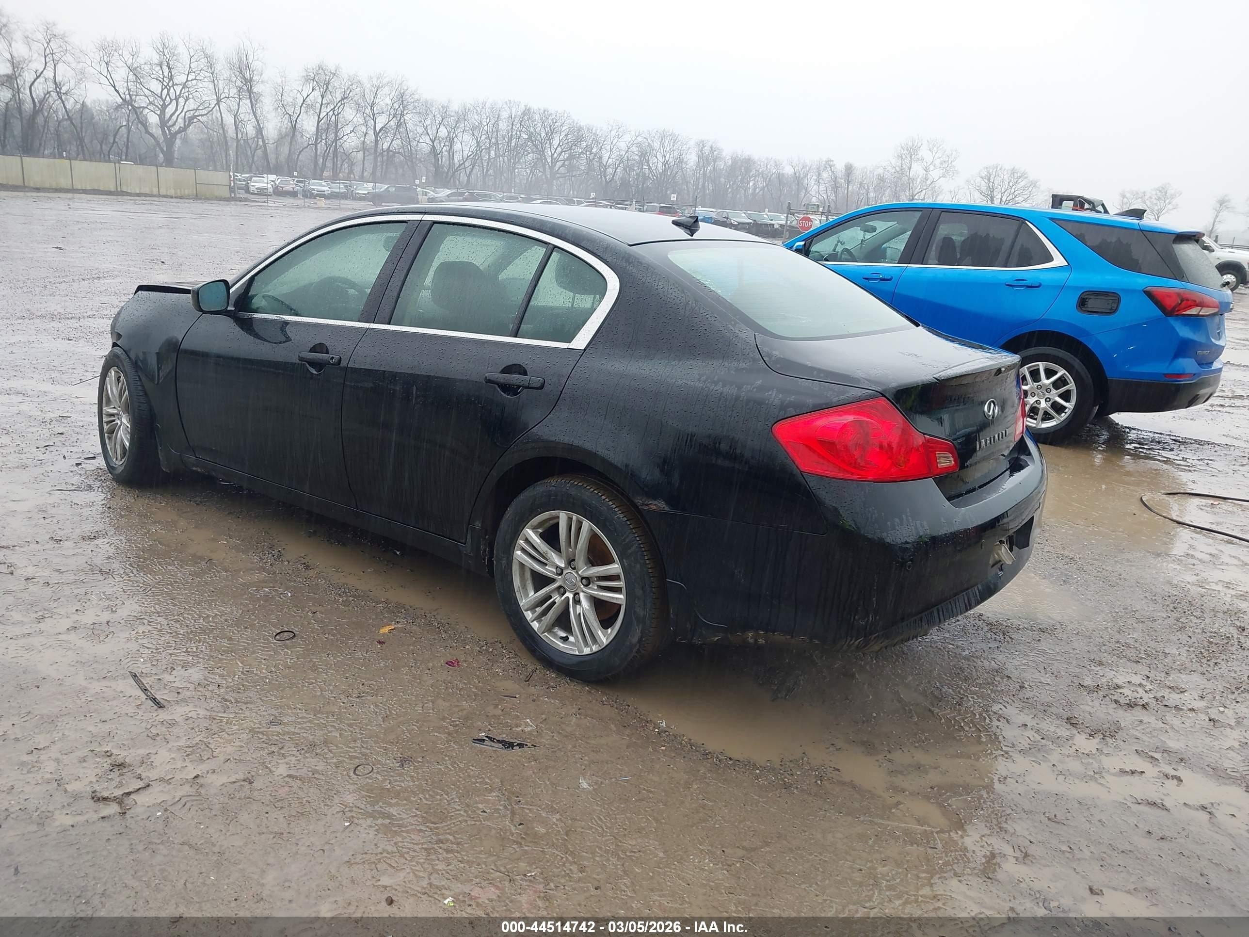 2011 Infiniti G37x   Черный vin: JN1CV6ARXBM350796