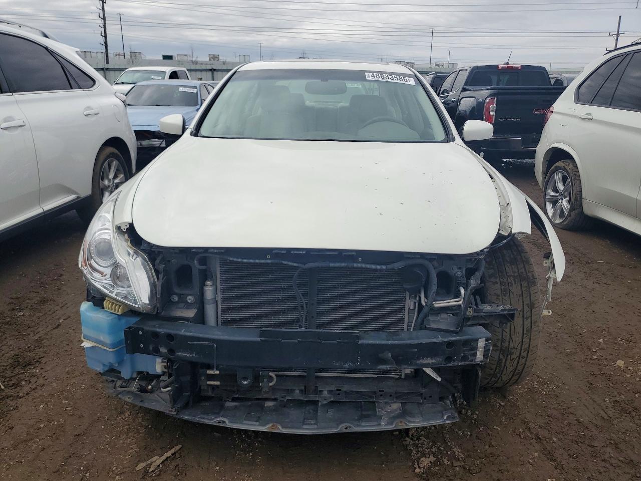 2011 Infiniti G37 Sedan X White vin: JN1CV6ARXBM352046