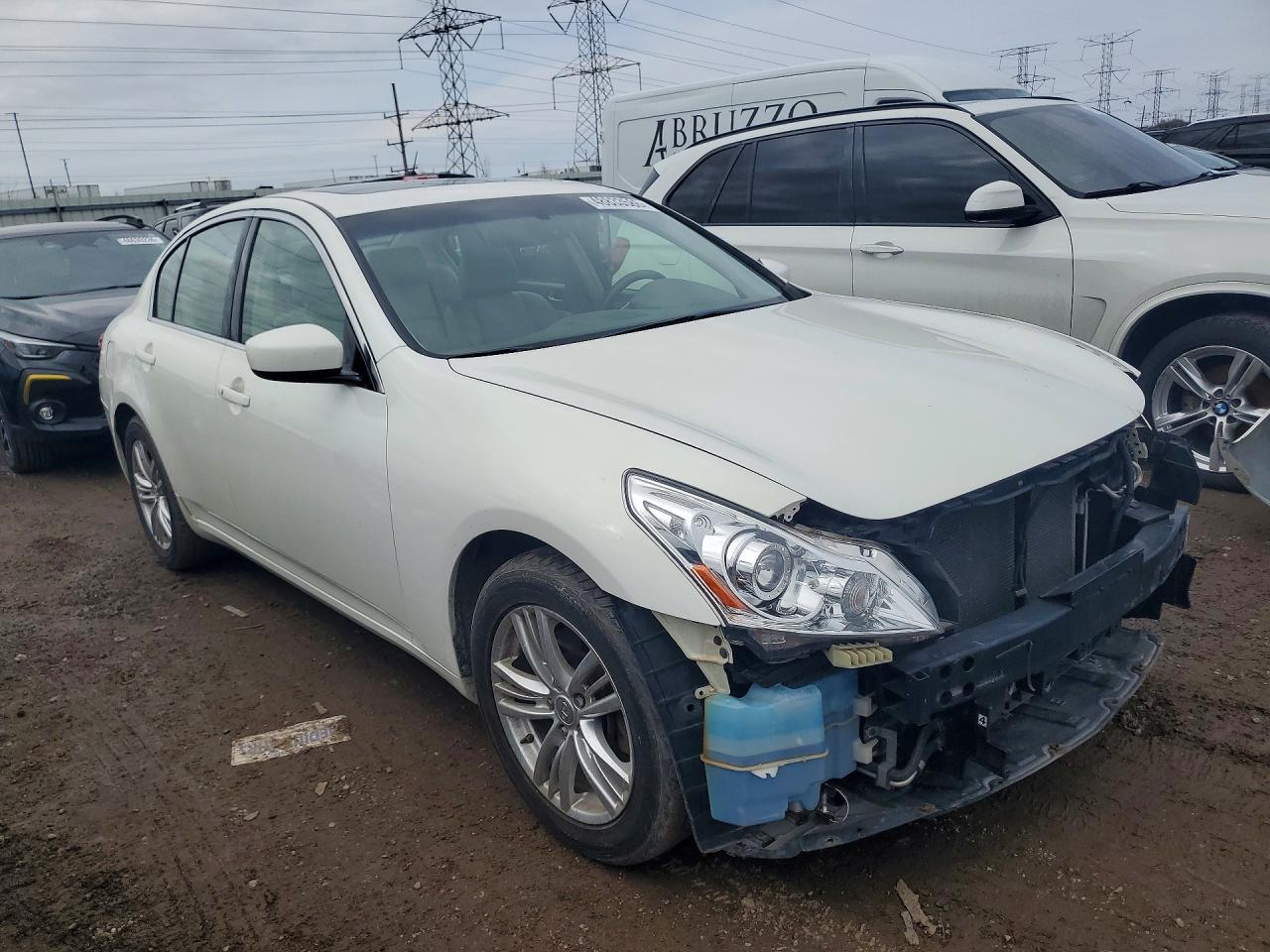 2011 Infiniti G37 Sedan X White vin: JN1CV6ARXBM352046
