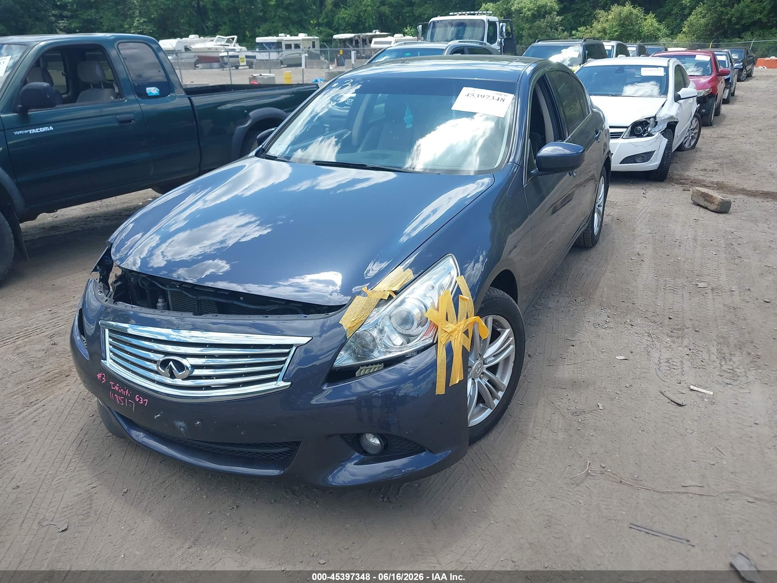 2011 Infiniti G37x   Gray vin: JN1CV6ARXBM352791