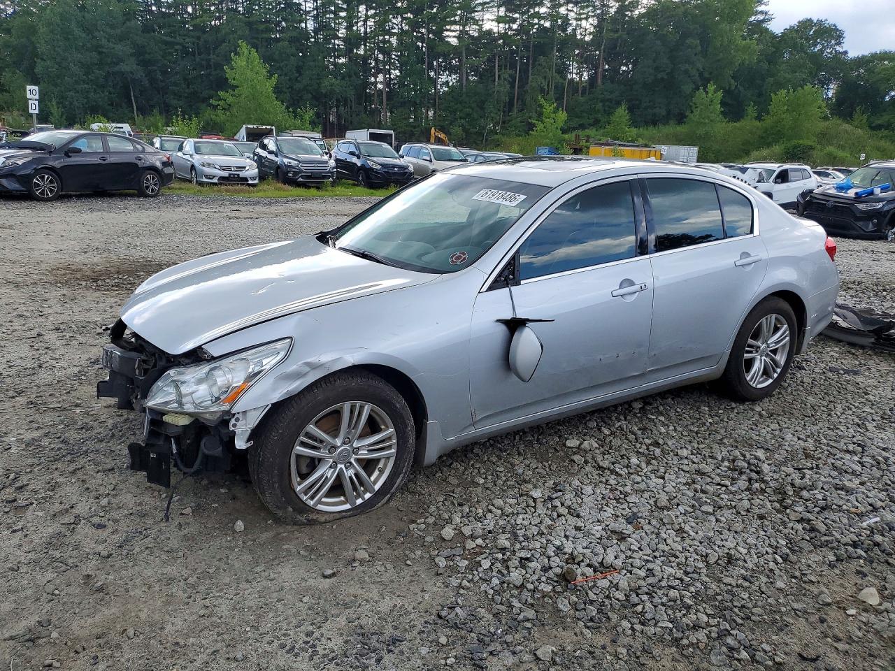 2011 Infiniti G37 Sedan X Silver vin: JN1CV6ARXBM355805