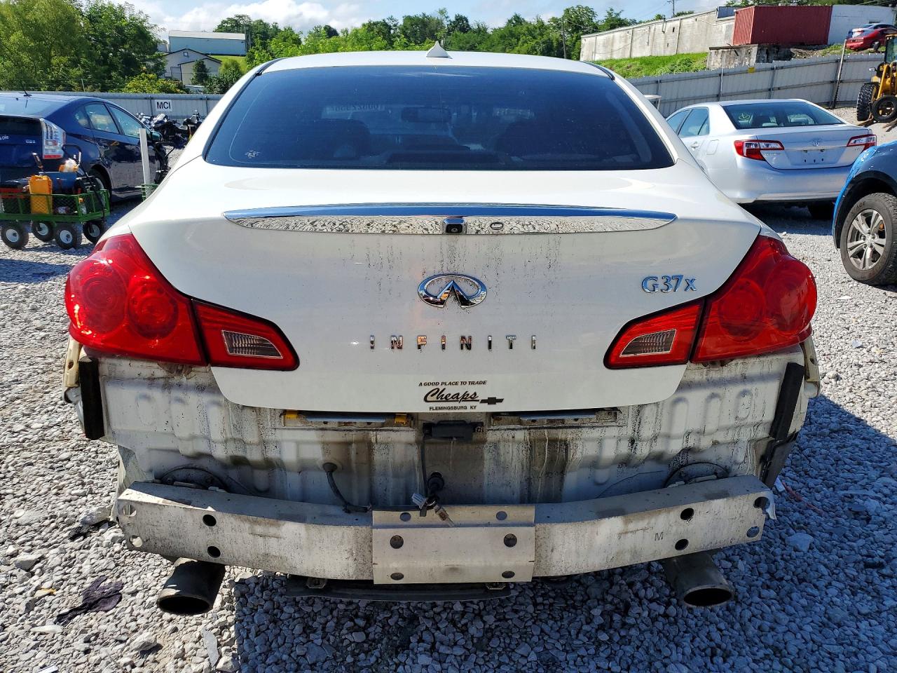 2011 Infiniti G37 White vin: JN1CV6ARXBM407952
