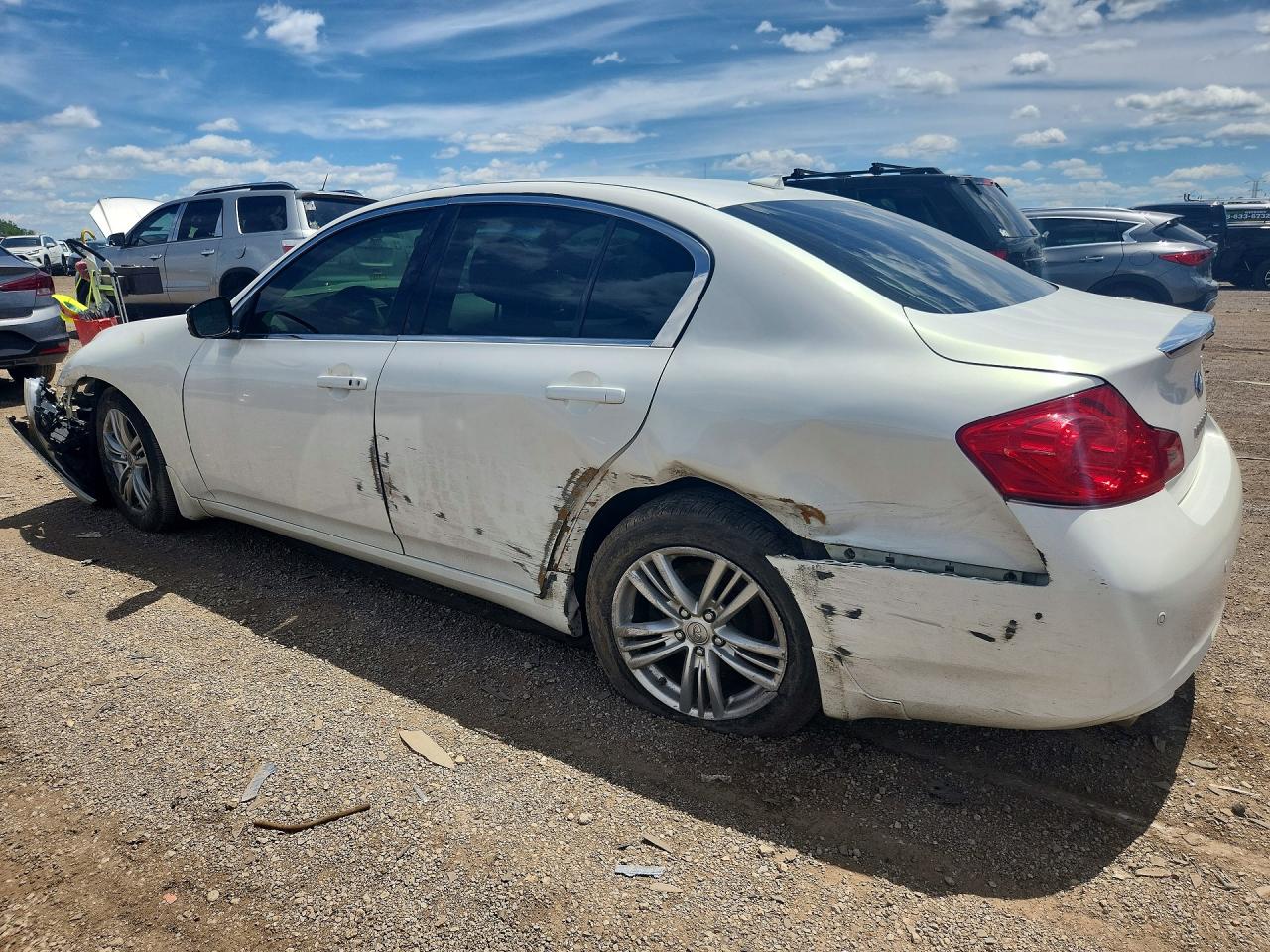 2011 Infiniti G37 Sedan X White vin: JN1CV6ARXBM412584