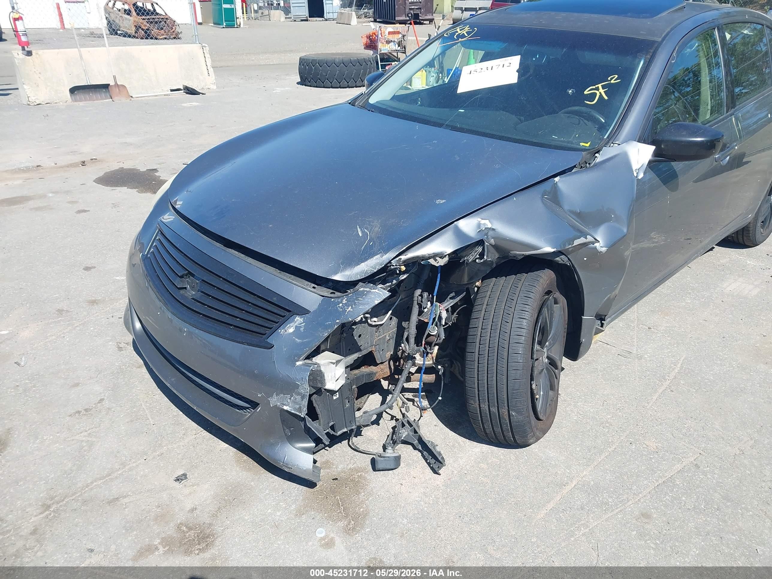 2012 Infiniti G37x   Gray vin: JN1CV6ARXCM679600