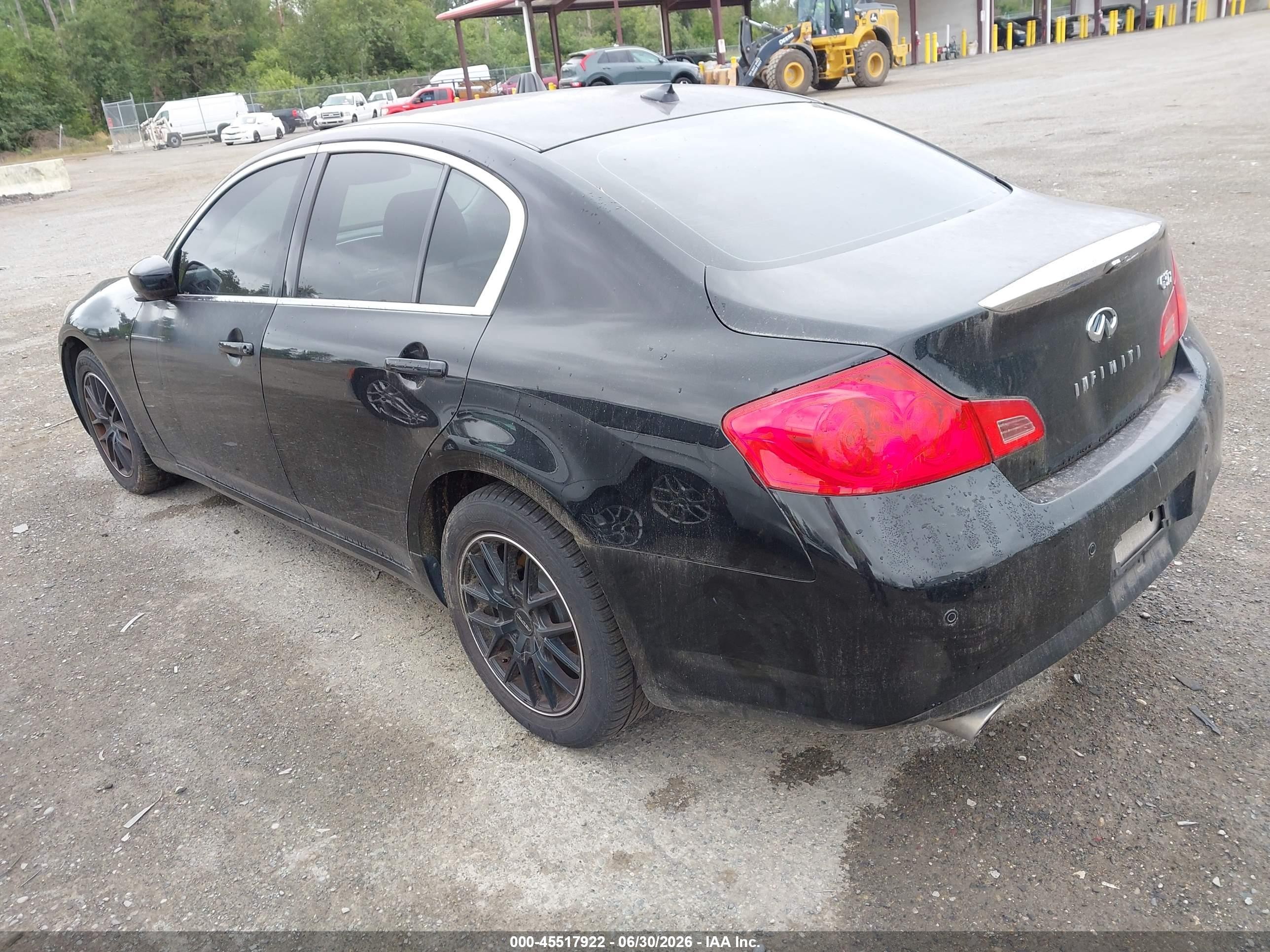 2012 Infiniti G37x   Black vin: JN1CV6ARXCM974776