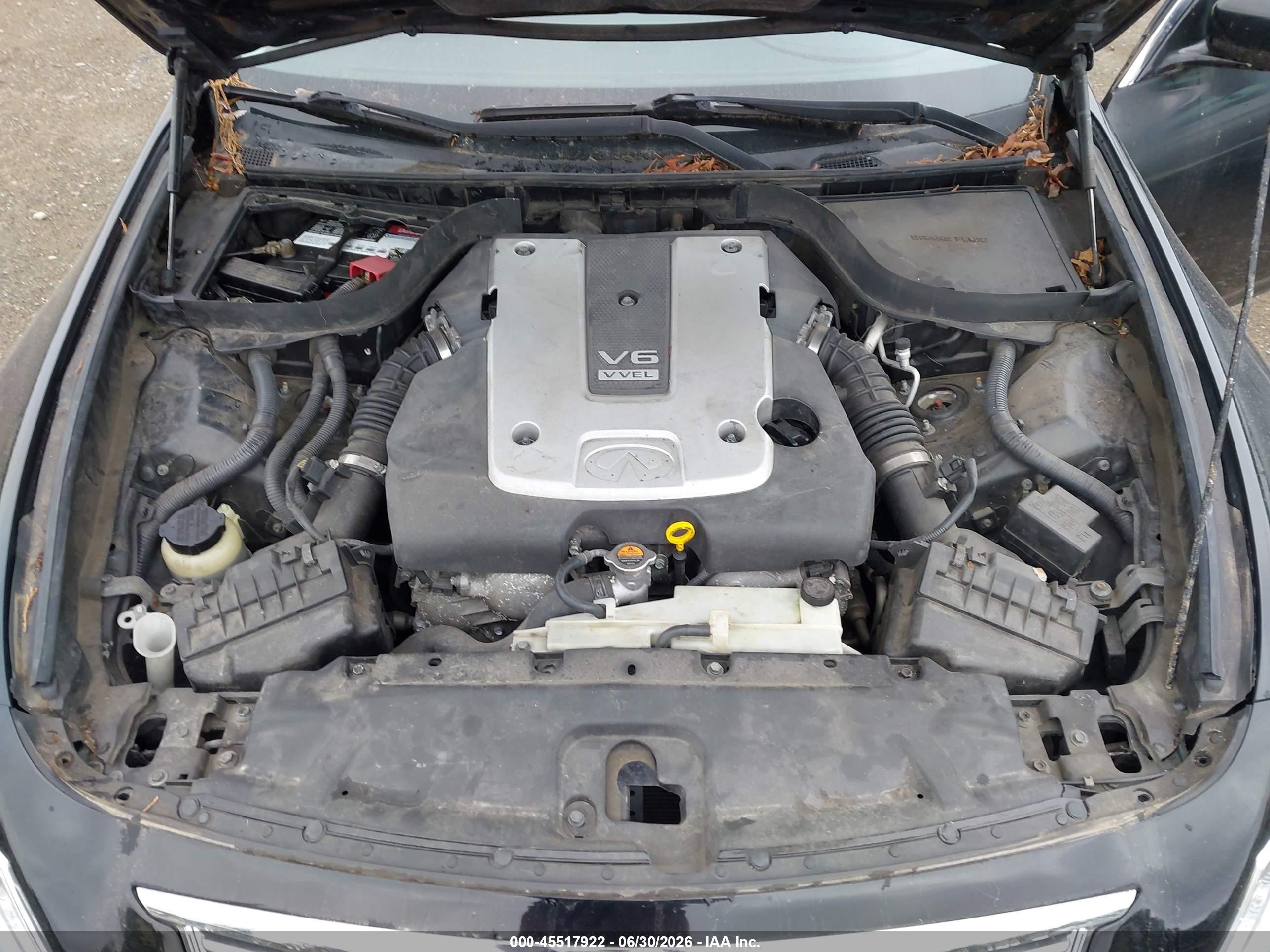2012 Infiniti G37x   Black vin: JN1CV6ARXCM974776