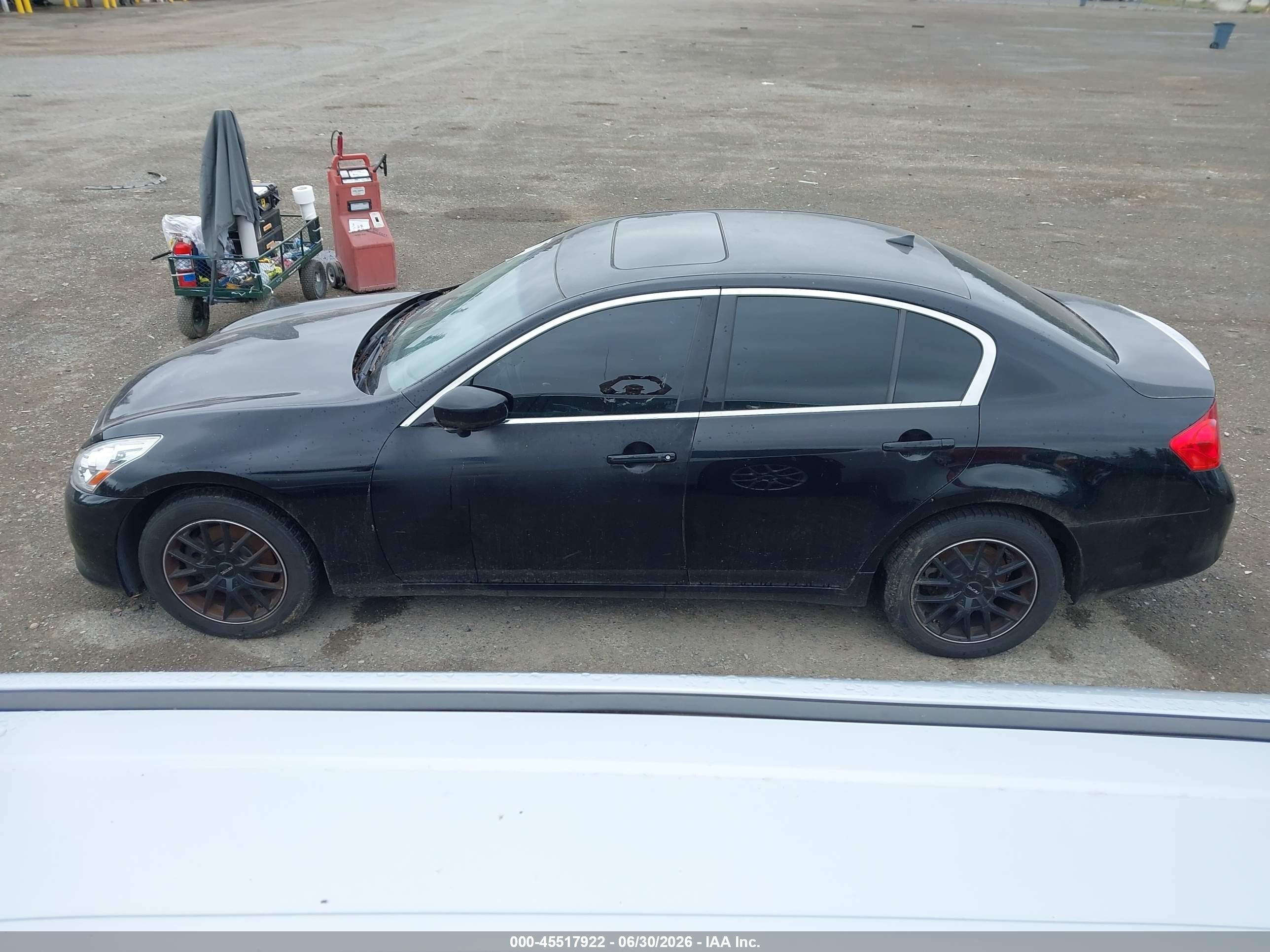 2012 Infiniti G37x   Black vin: JN1CV6ARXCM974776
