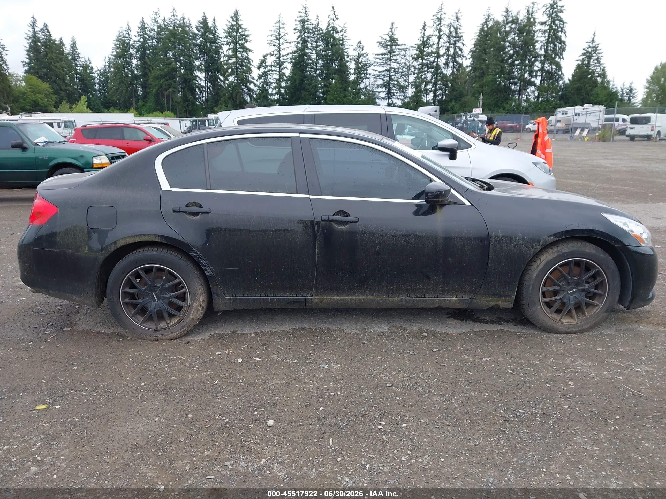2012 Infiniti G37x   Black vin: JN1CV6ARXCM974776