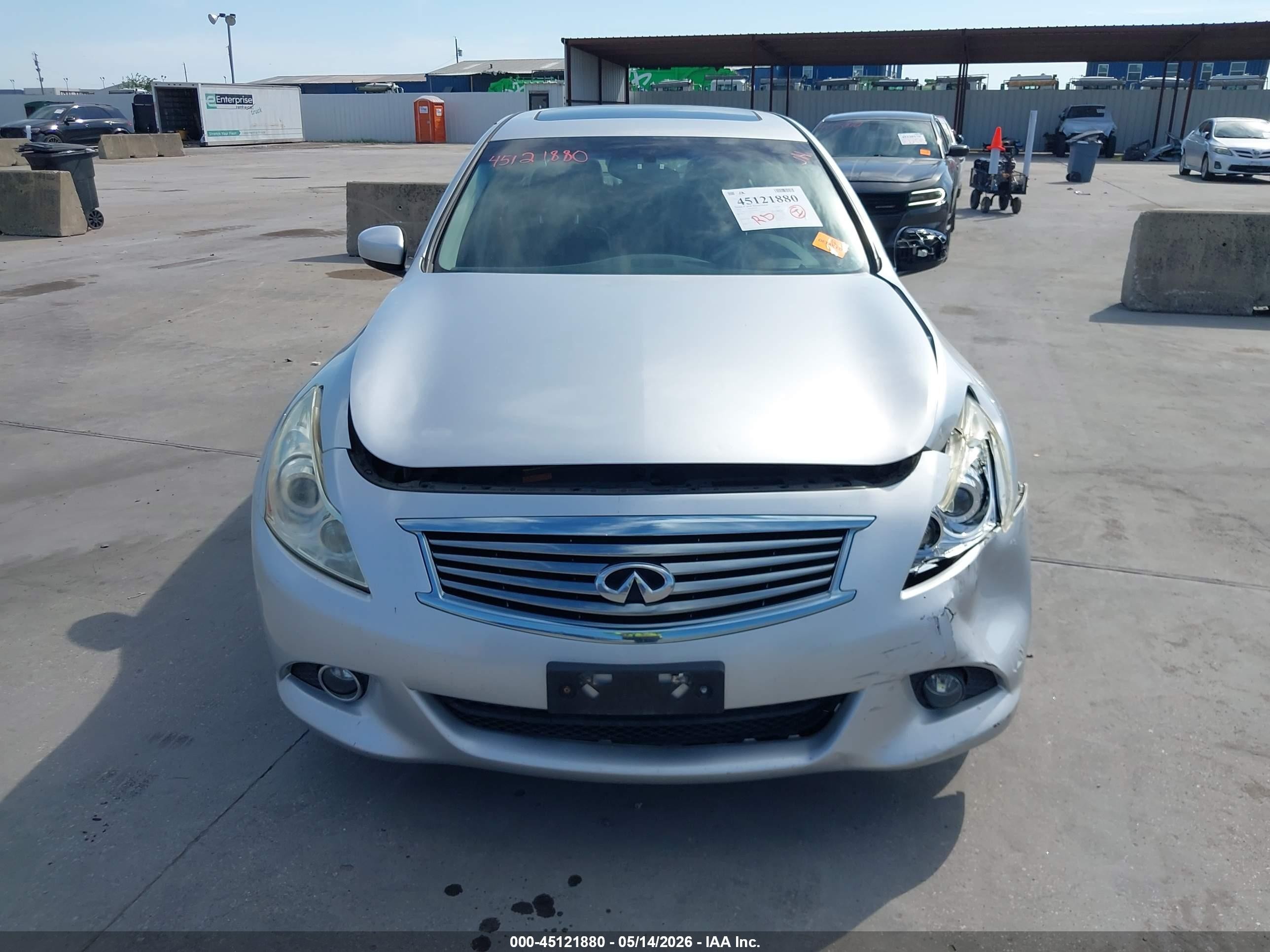 2012 Infiniti G37x   Серебряный vin: JN1CV6ARXCM976351