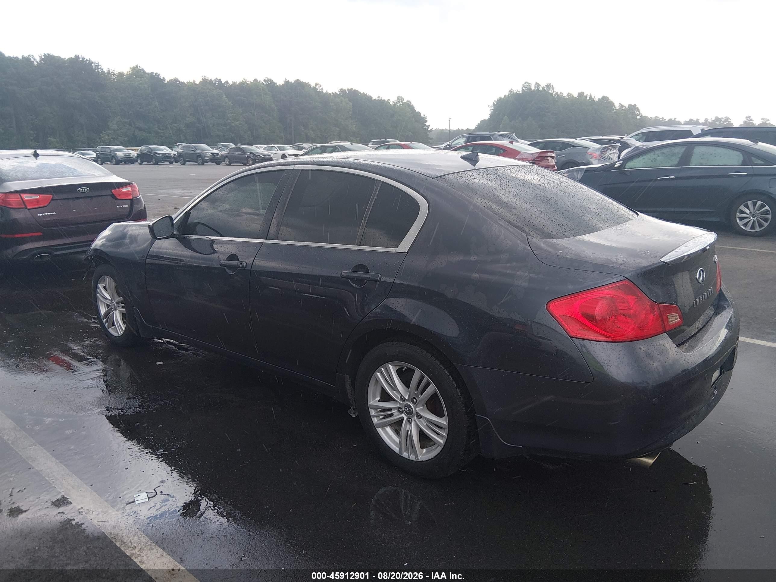 2012 Infiniti G37x   Black vin: JN1CV6ARXCM976558