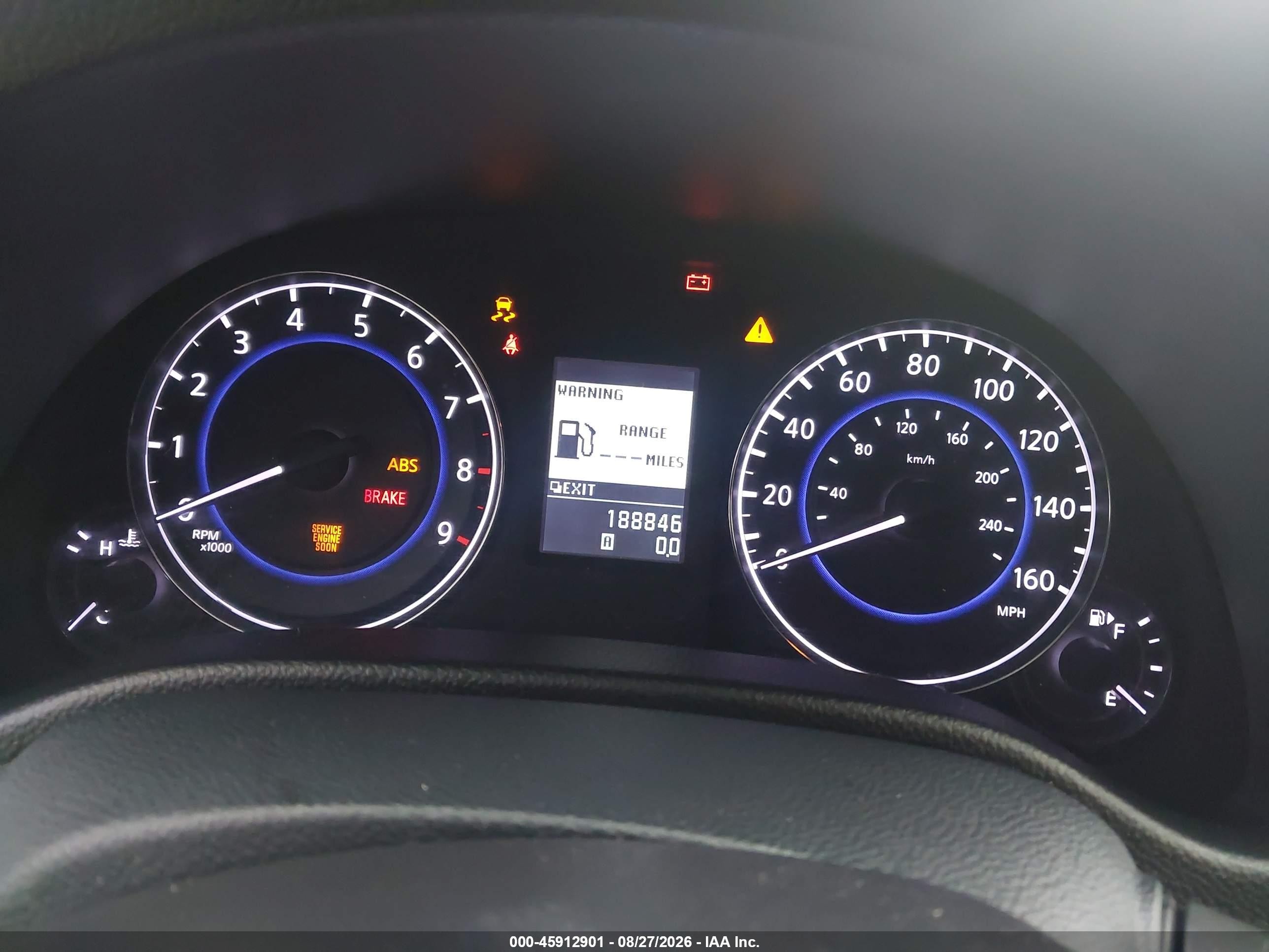 2012 Infiniti G37x   Black vin: JN1CV6ARXCM976558